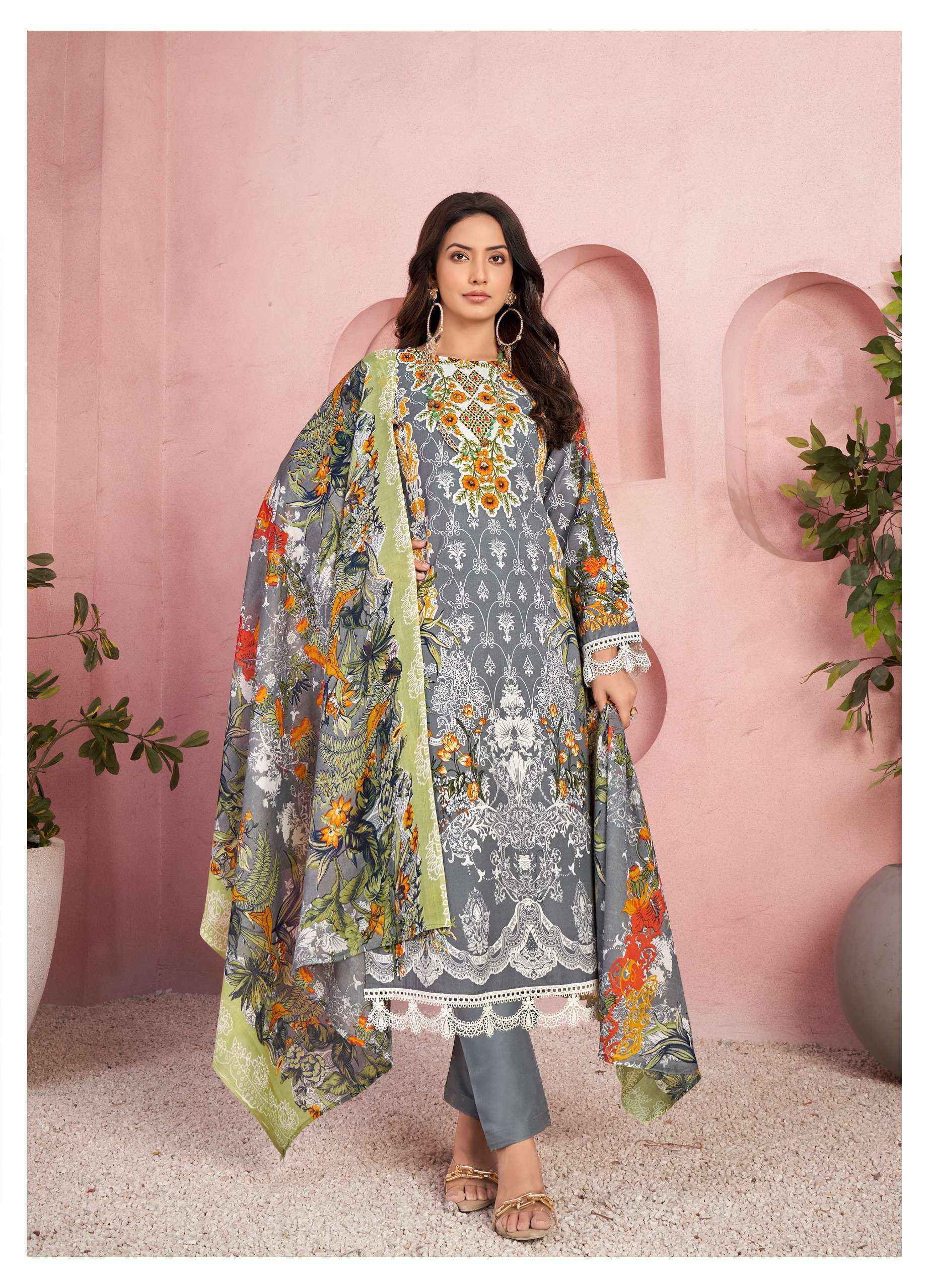Jash Qurbat Vol-3 Cotton Dress Material New Catalog (8 pcs Catalogue)