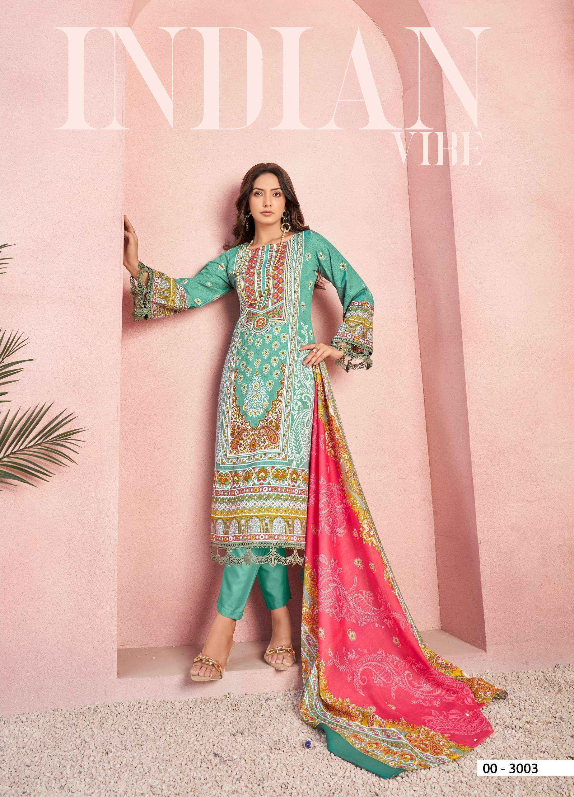 Jash Qurbat Vol-3 Cotton Dress Material New Catalog (8 pcs Catalogue)