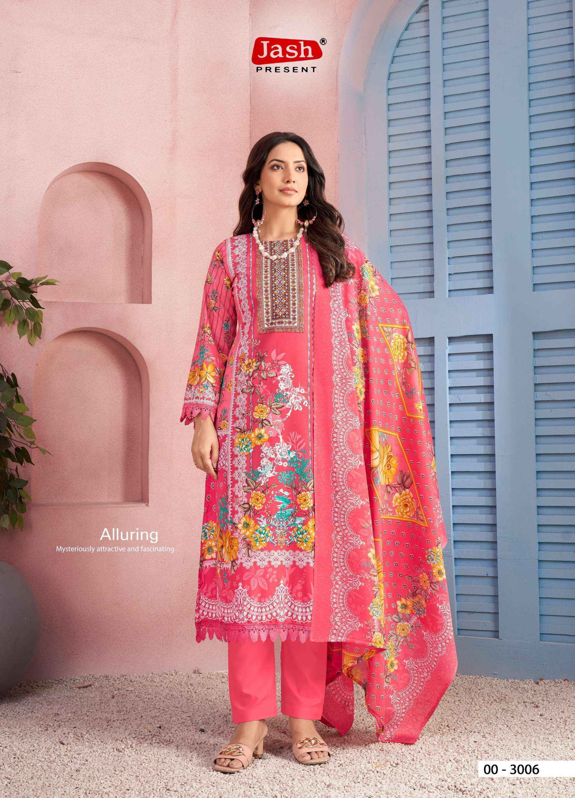 Jash Qurbat Vol-3 Cotton Dress Material New Catalog (8 pcs Catalogue)