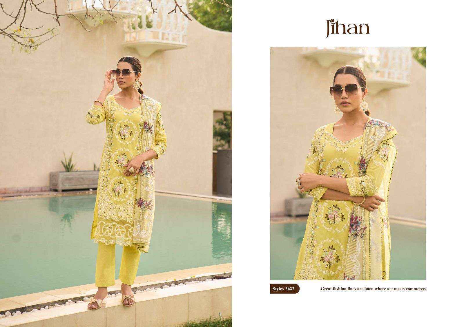 Jihan Taskeen Vol 3 Cotton Dress Material Wholesale Price ( 6 Pcs Catalog )