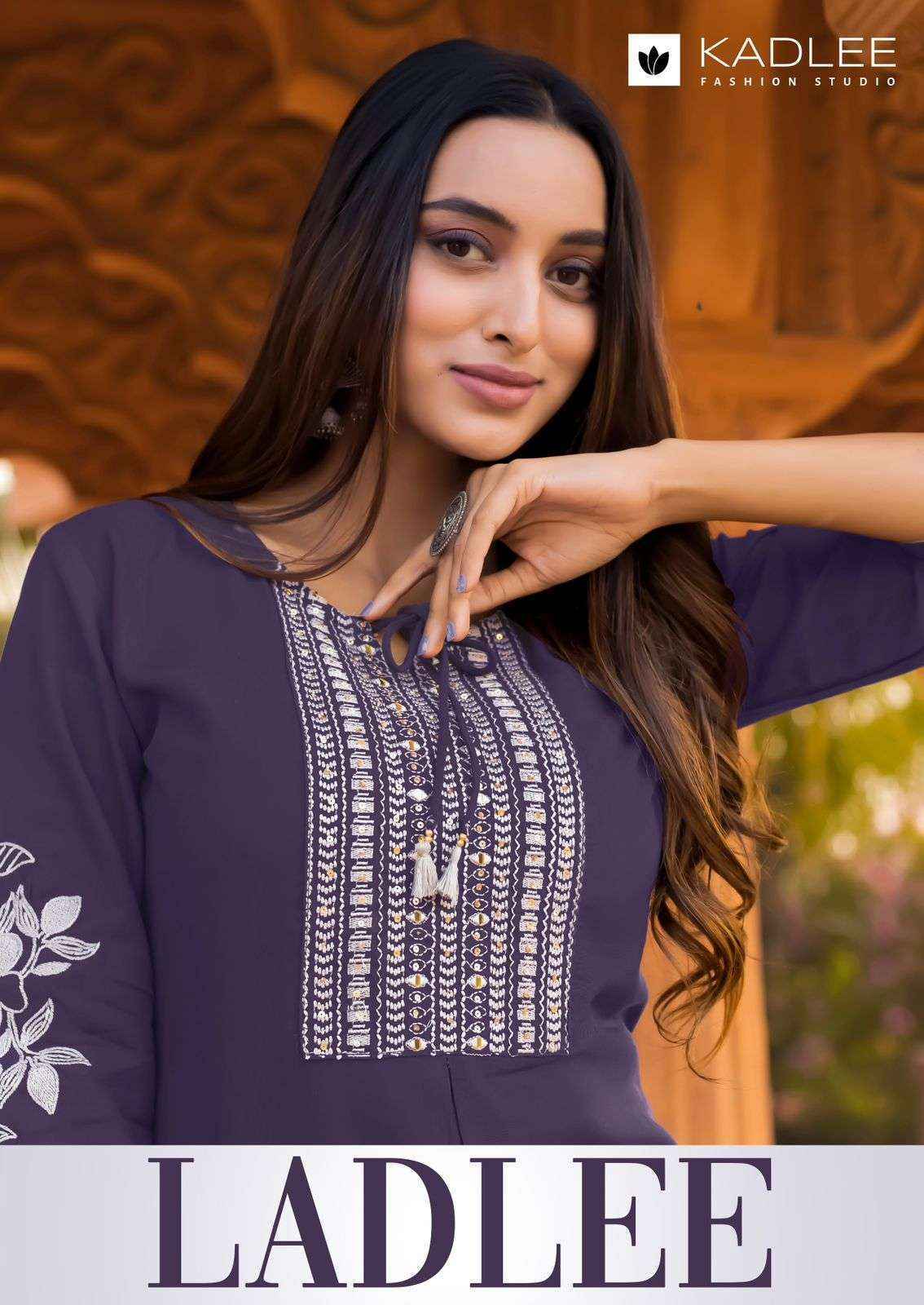 Kadlee Ladlee Rayon Readymade Suit Wholesale Price ( 6 Pcs Catalog )