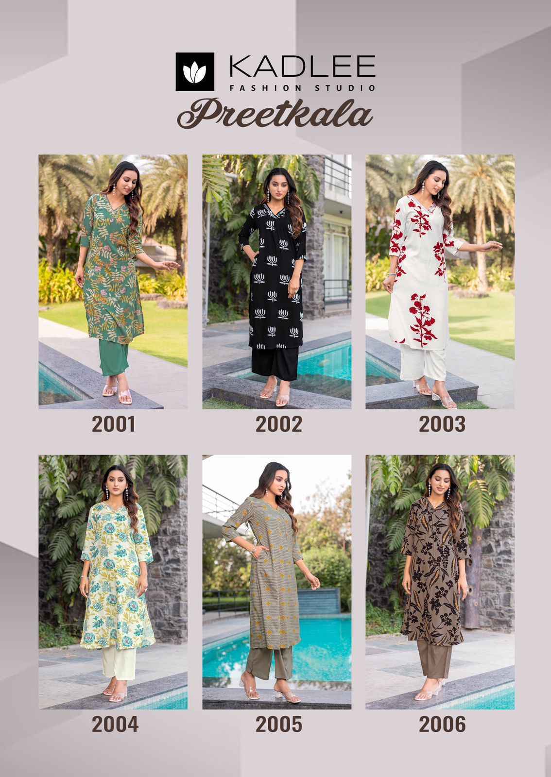 Kadlee Preetkala Rayon Kurti With Bottom Wholesale price ( 6 Pcs Catalog )