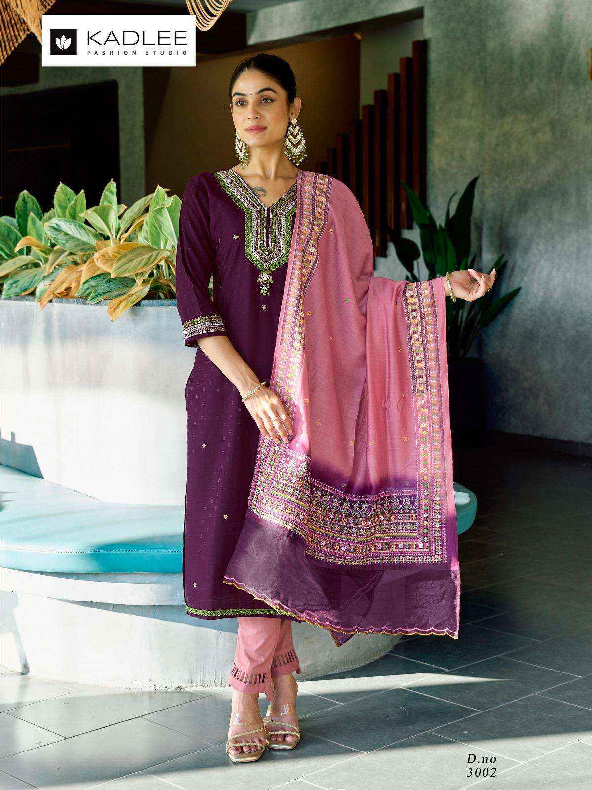 Kadlee Vardan Viscose Readymade Suit Wholesale Price ( 4 Pcs Catalog )