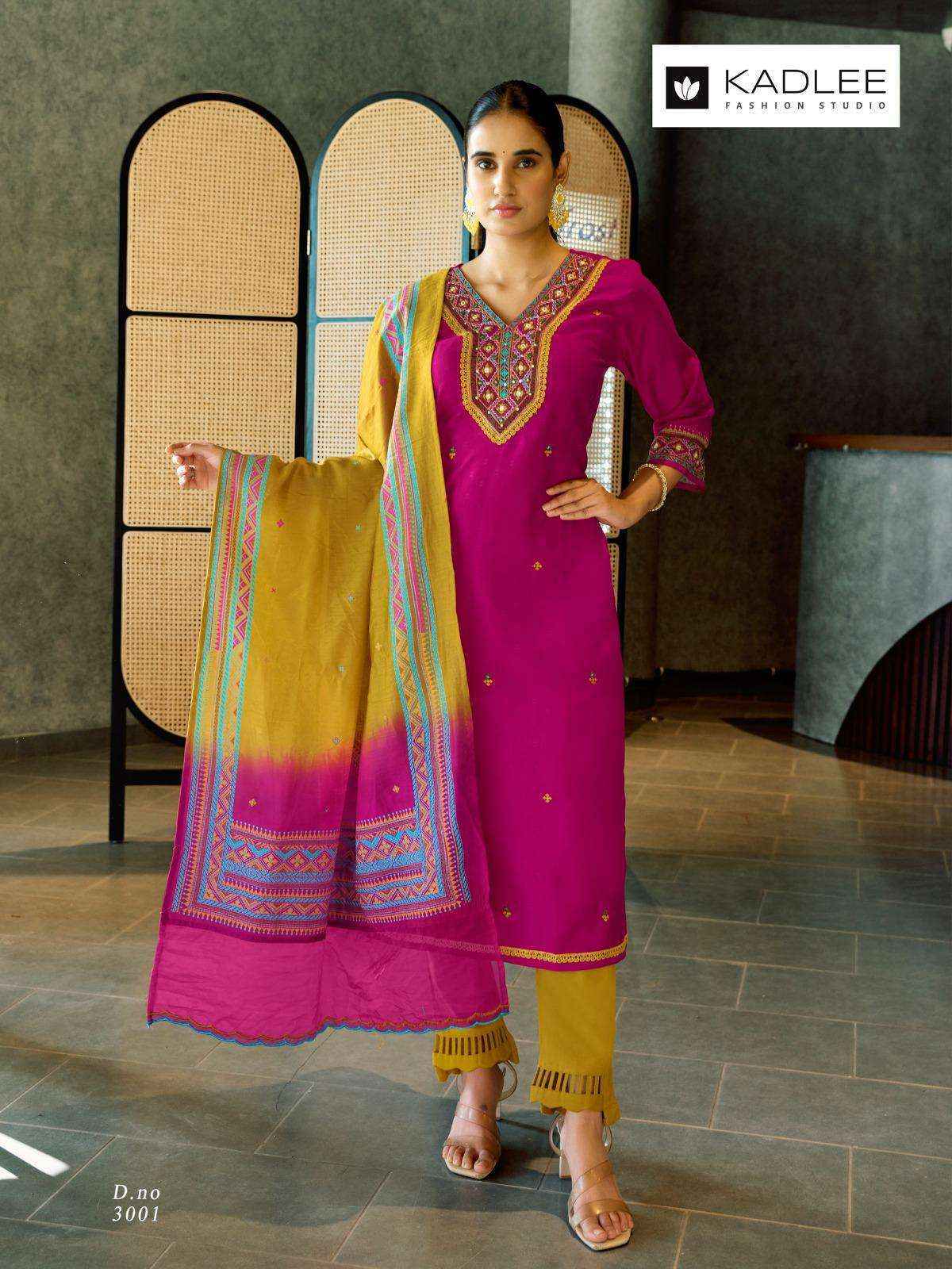 Kadlee Vardan Viscose Readymade Suit Wholesale Price ( 4 Pcs Catalog )