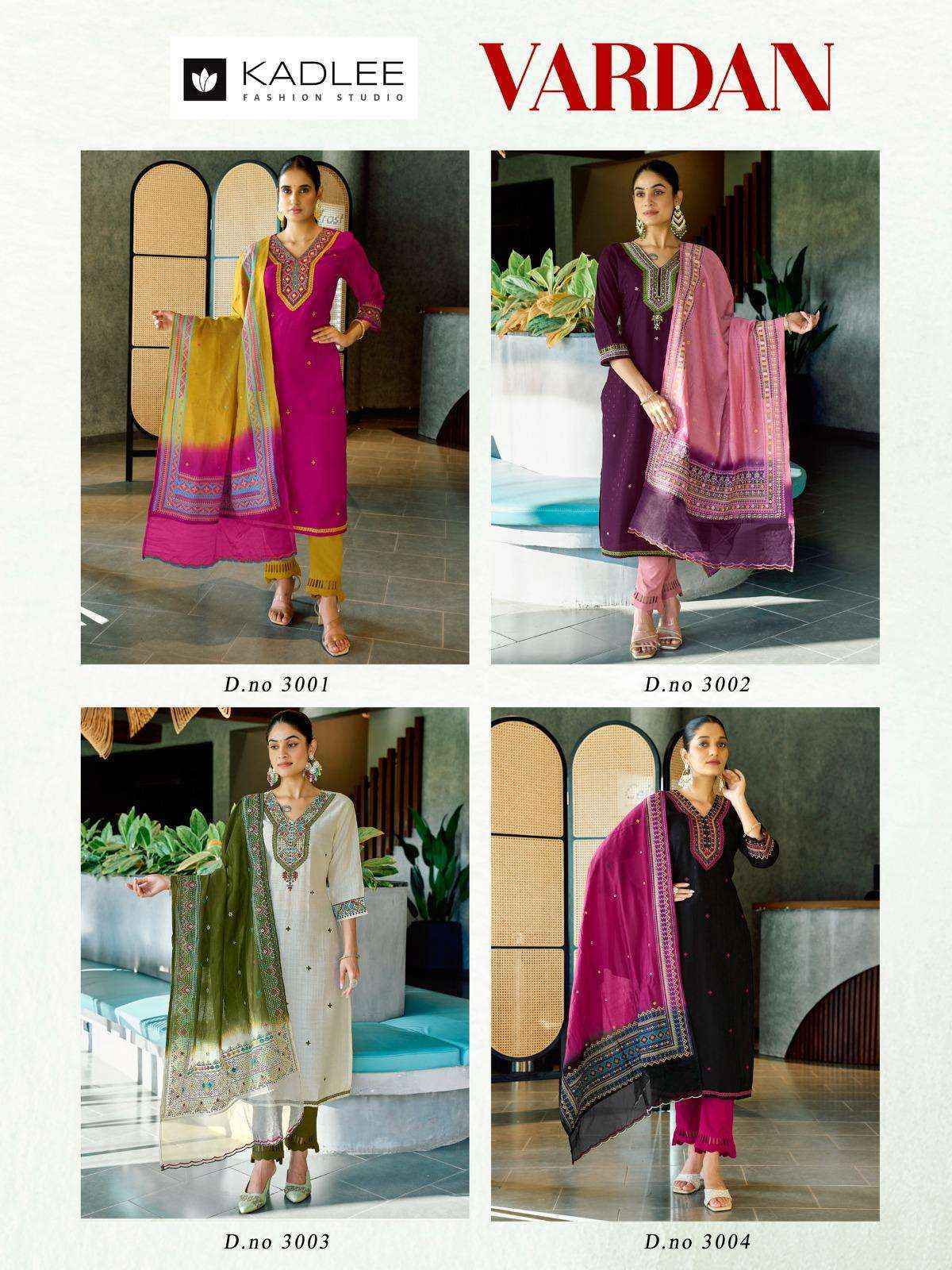 Kadlee Vardan Viscose Readymade Suit Wholesale Price ( 4 Pcs Catalog )