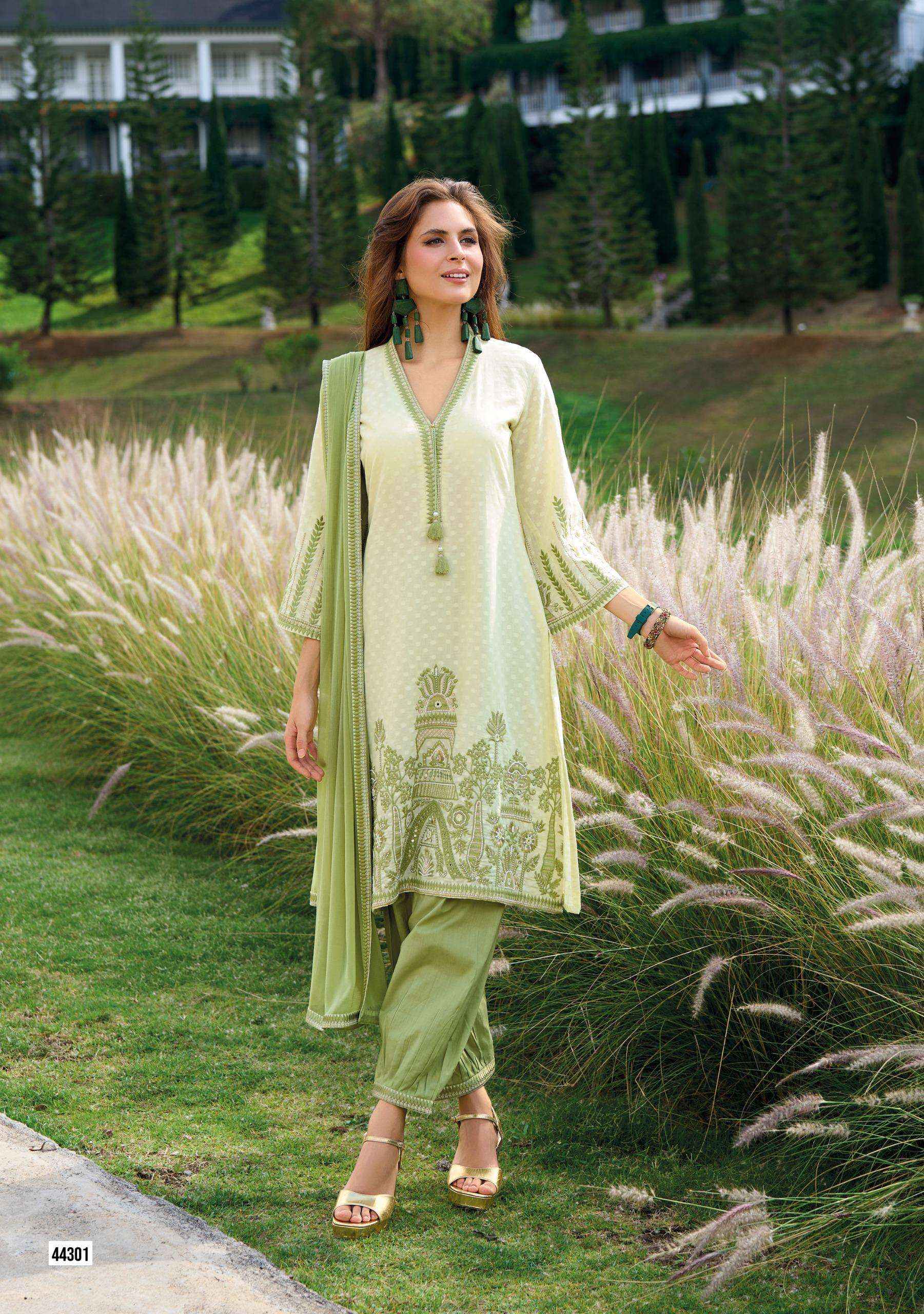 KAILEE SEHRA COTTON DESIGNER LADIES READYMADE SUIT ( 3 PCS CATALOGUE )
