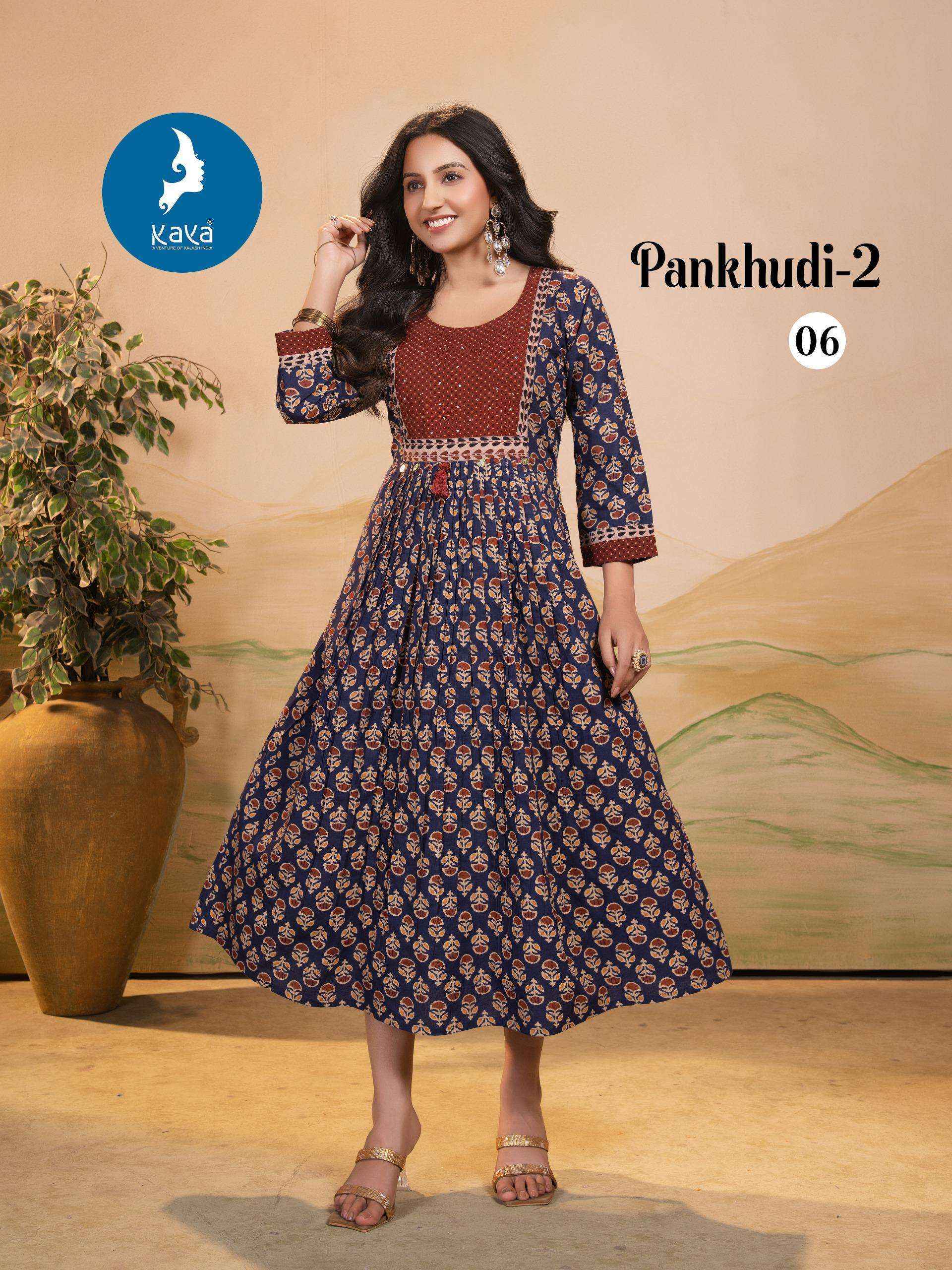 Kaya Pankhudi Vol 2 Cotton Kurti Set Wholesale Price  ( 6 Pcs Catalog )