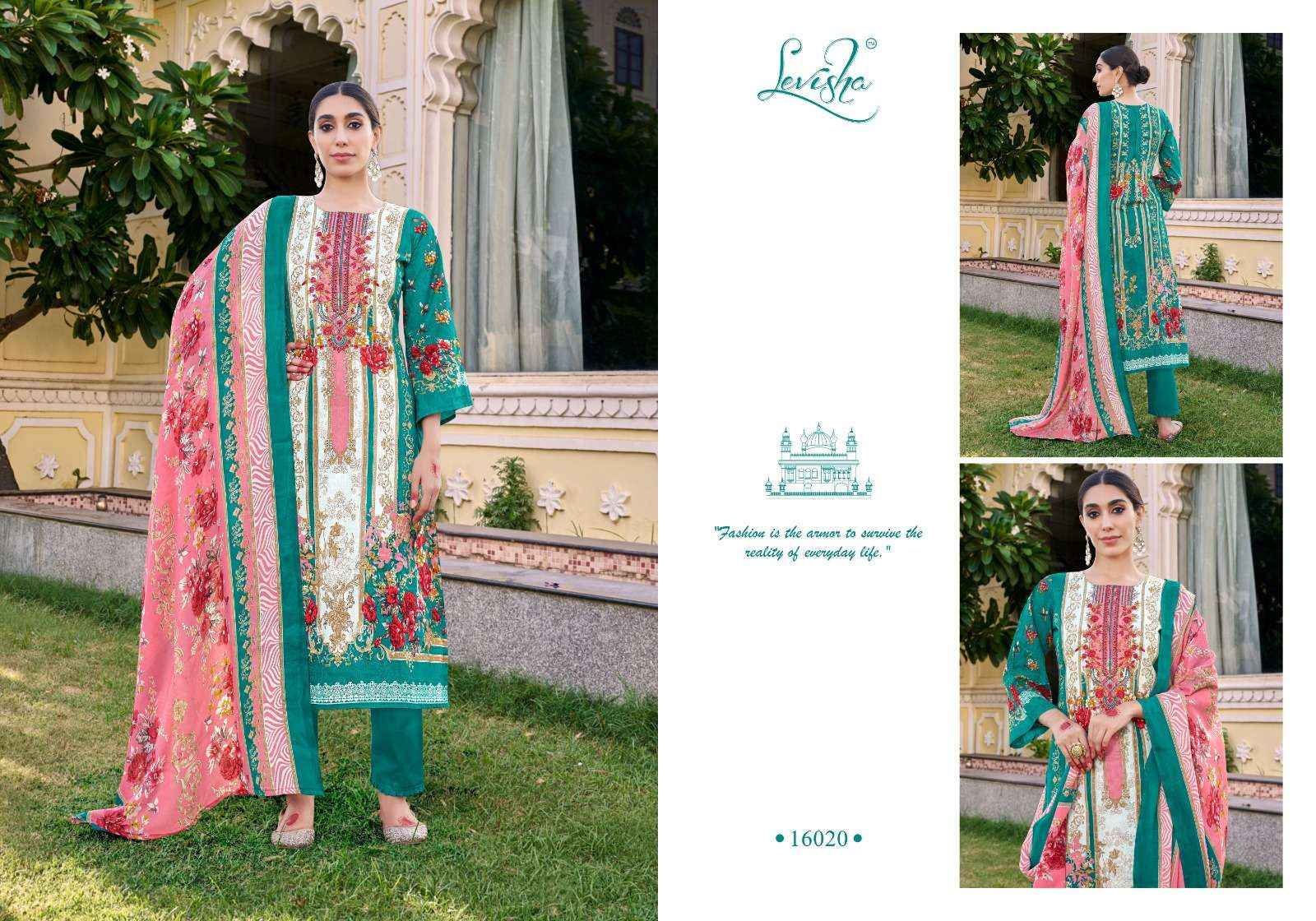 LEVISHA NAIRA NX VOL 16 COTTON DIGITAL PRINT WITH FANCY DRESS WHOLESALE PRICE ( 8 PCS CATALOG )