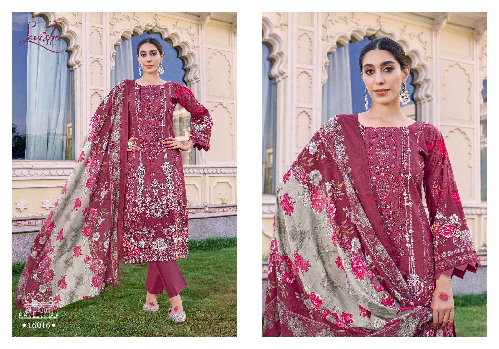 LEVISHA NAIRA NX VOL 16 COTTON DIGITAL PRINT WITH FANCY DRESS WHOLESALE PRICE ( 8 PCS CATALOG )
