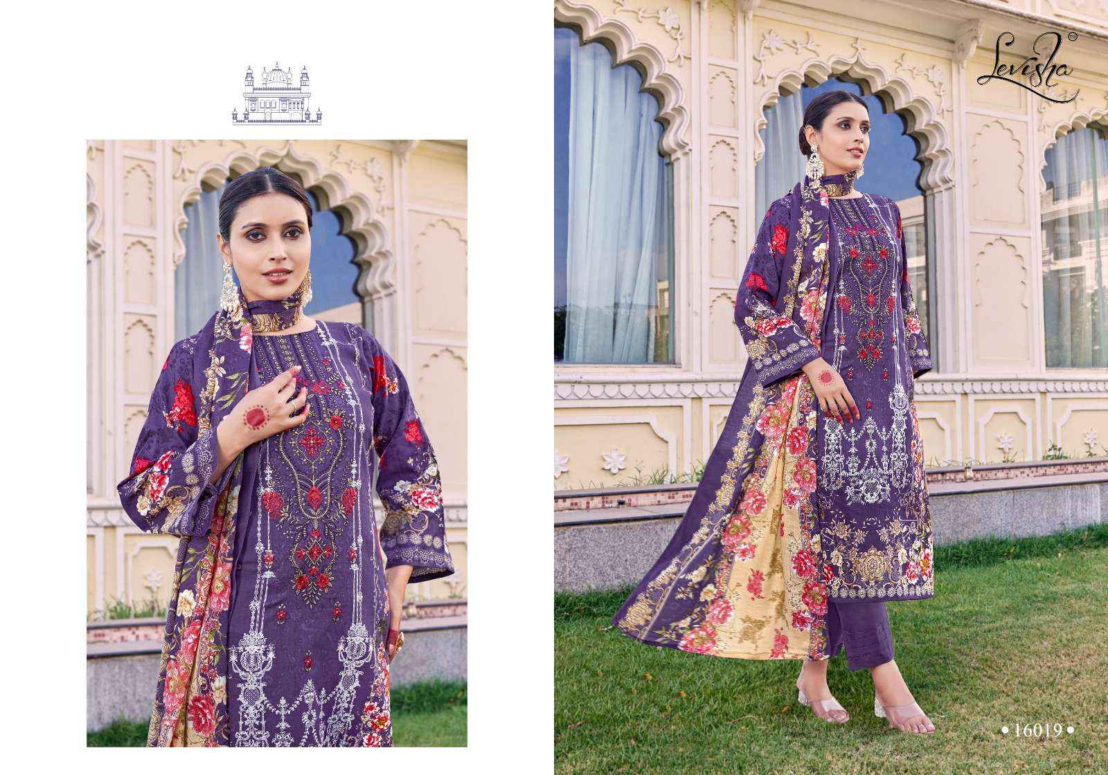 LEVISHA NAIRA NX VOL 16 COTTON DIGITAL PRINT WITH FANCY DRESS WHOLESALE PRICE ( 8 PCS CATALOG )