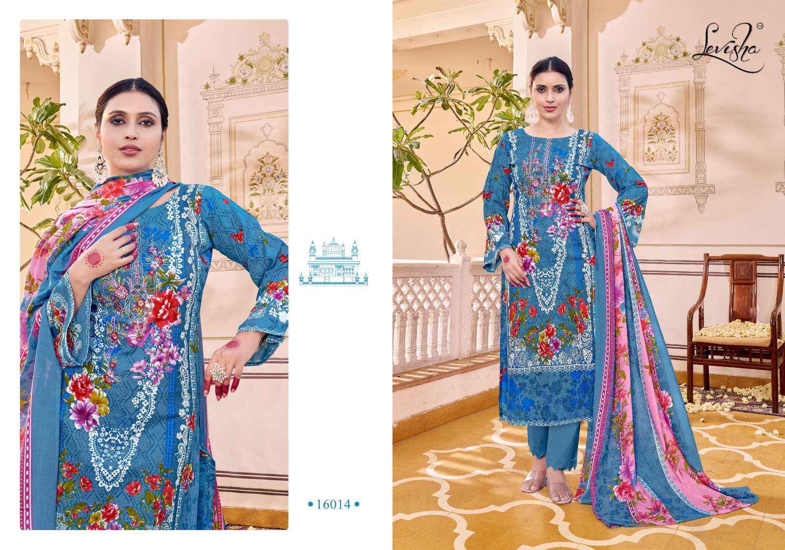 LEVISHA NAIRA NX VOL 16 COTTON DIGITAL PRINT WITH FANCY DRESS WHOLESALE PRICE ( 8 PCS CATALOG )