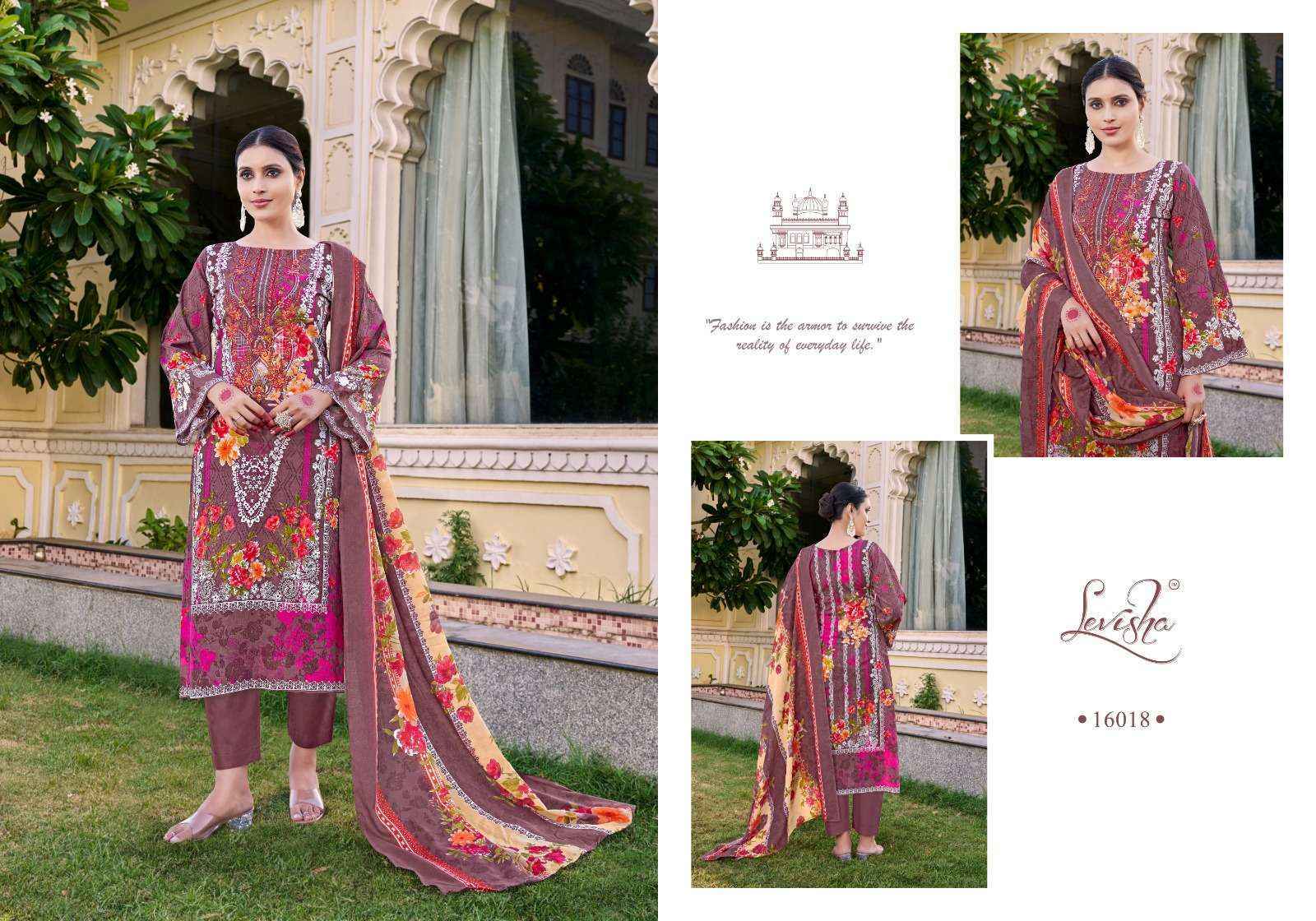 Levisha Naira Nx Vol 16 Cotton Dress Material Wholesale Price ( 8 pcs Catalogue )