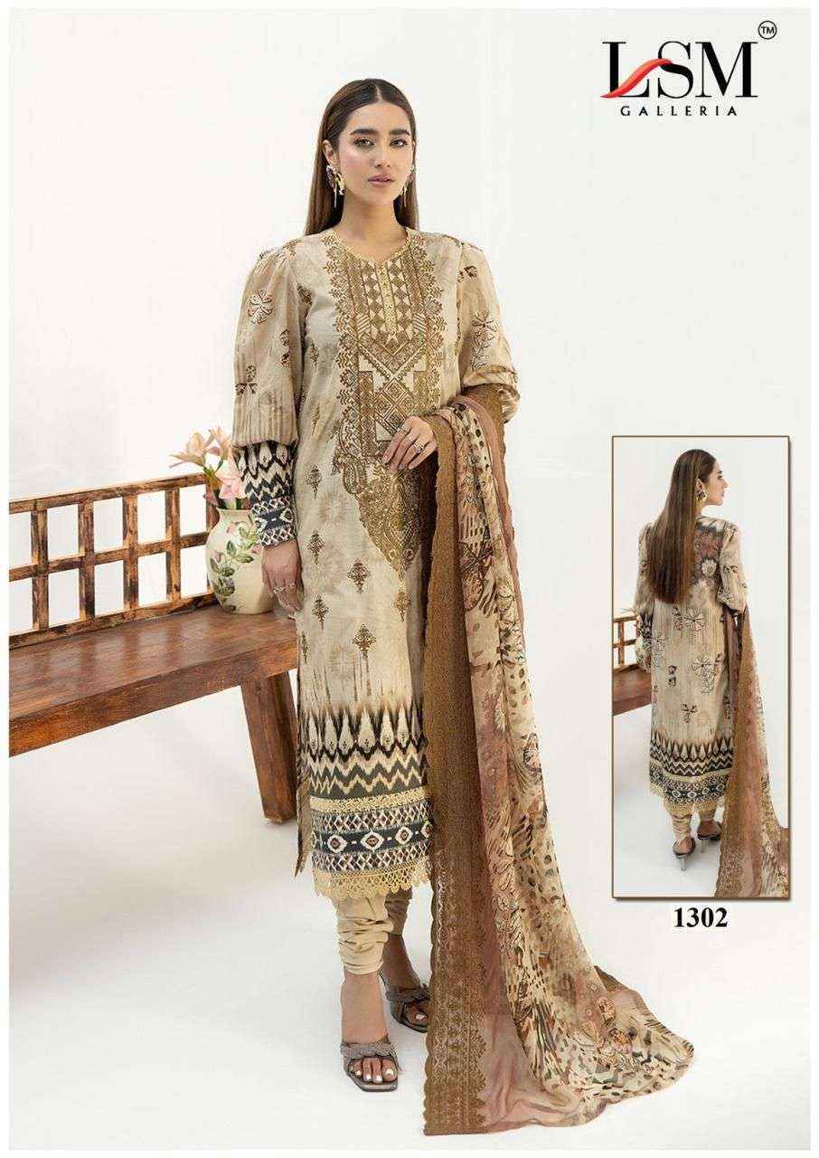 LSM Galleria Parian Dream Vol 13 Lawn Pakistani Suits ( 6 pcs Catalogue )
