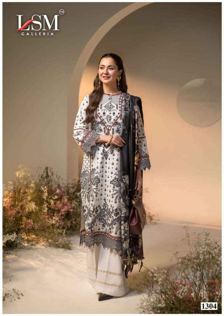 LSM Galleria Parian Dream Vol 13 Lawn Pakistani Suits ( 6 pcs Catalogue )
