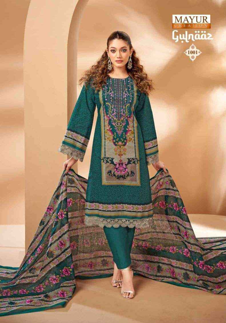 Mayur Creation Gulnaaz Vol-1 Cotton Dress Material Wholesale Surat (8 pcs Catalogue)