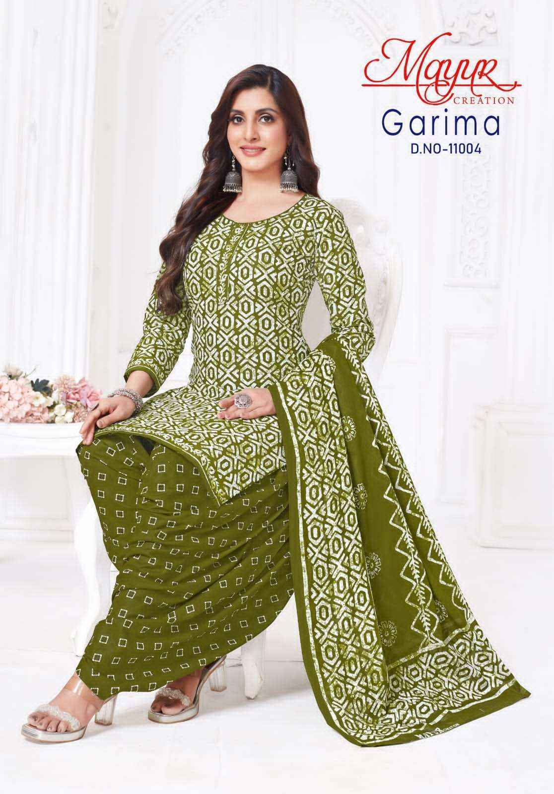 Mayur Garima Vol 11 Cotton Salwar Suits Surat Wholesale ( 10 pcs Catalogue )