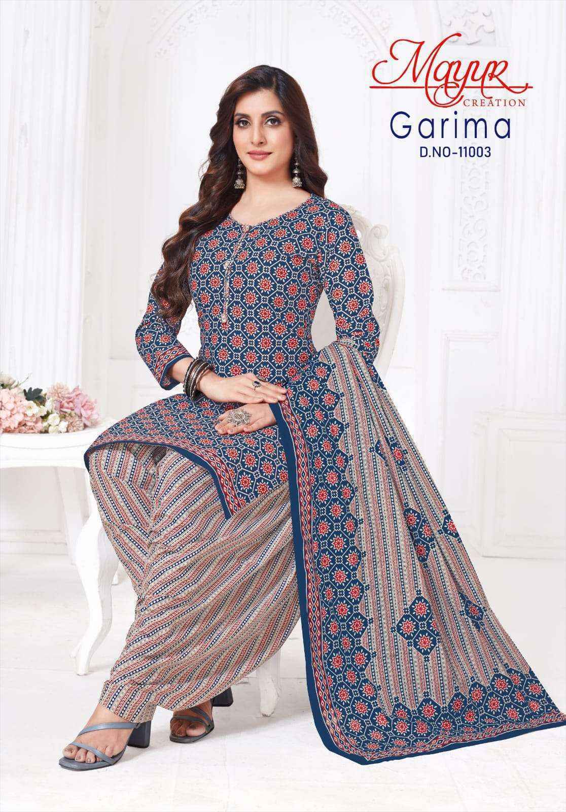 Mayur Garima Vol 11 Cotton Salwar Suits Surat Wholesale ( 10 pcs Catalogue )