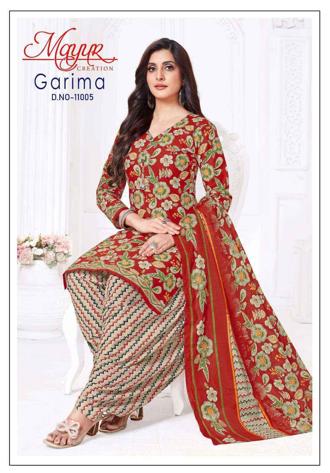Mayur Garima Vol 11 Cotton Salwar Suits Surat Wholesale ( 10 pcs Catalogue )