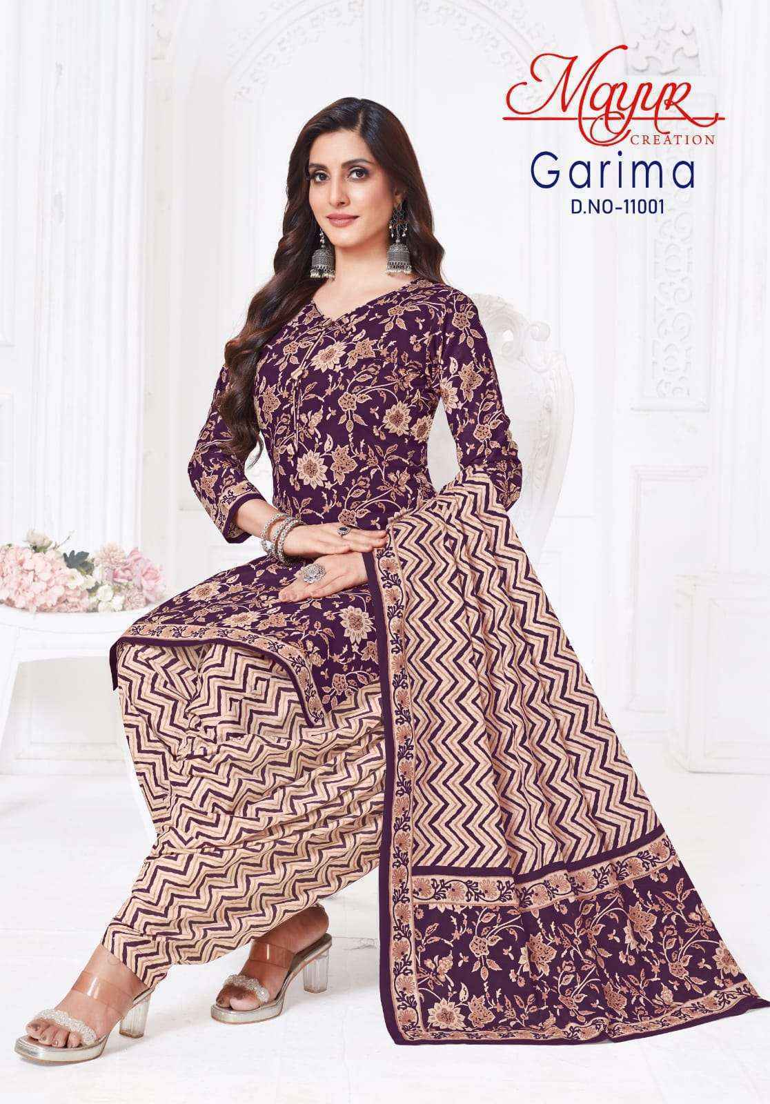 Mayur Garima Vol 11 Cotton Salwar Suits Surat Wholesale ( 10 pcs Catalogue )