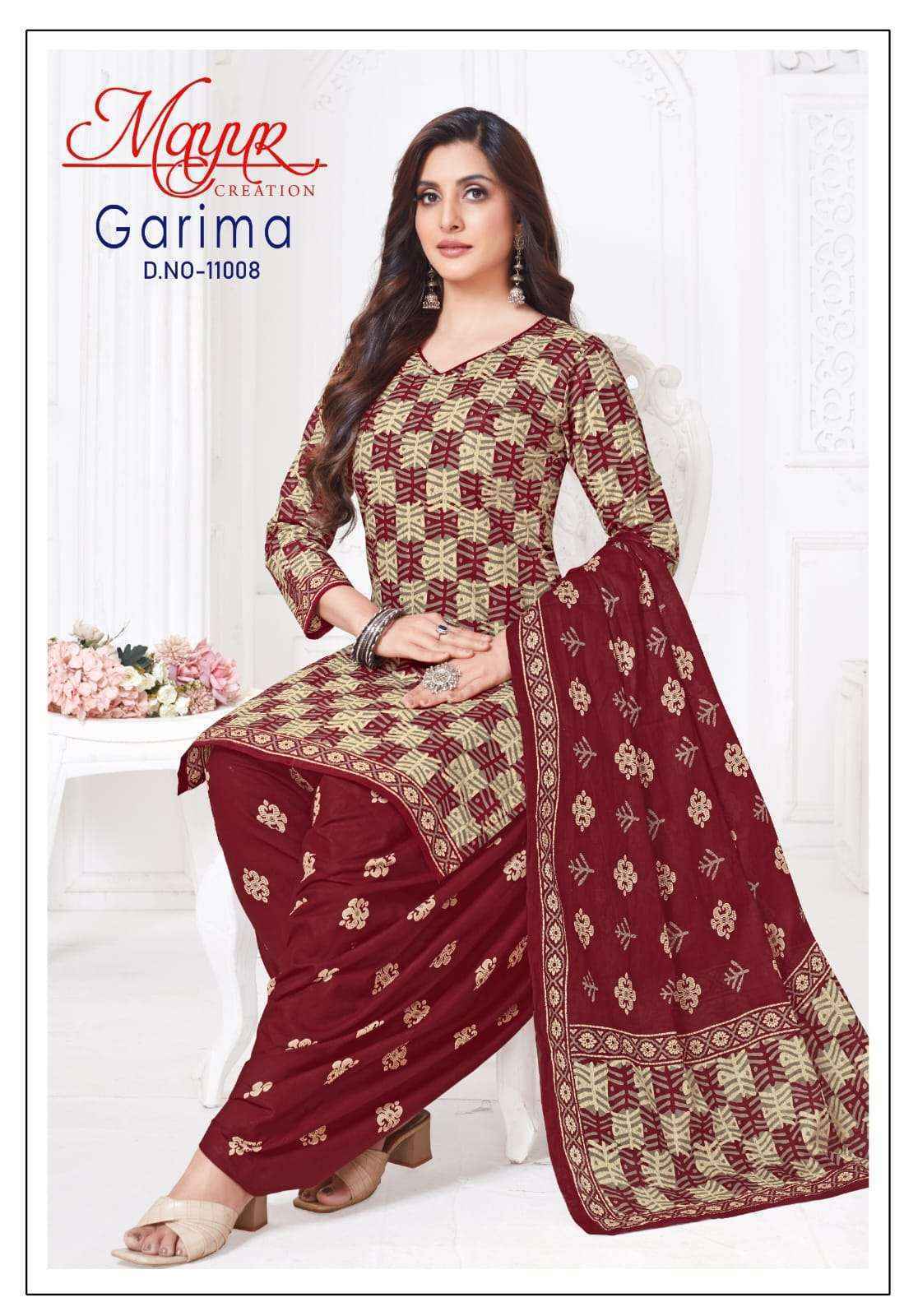 Mayur Garima Vol 11 Cotton Salwar Suits Surat Wholesale ( 10 pcs Catalogue )