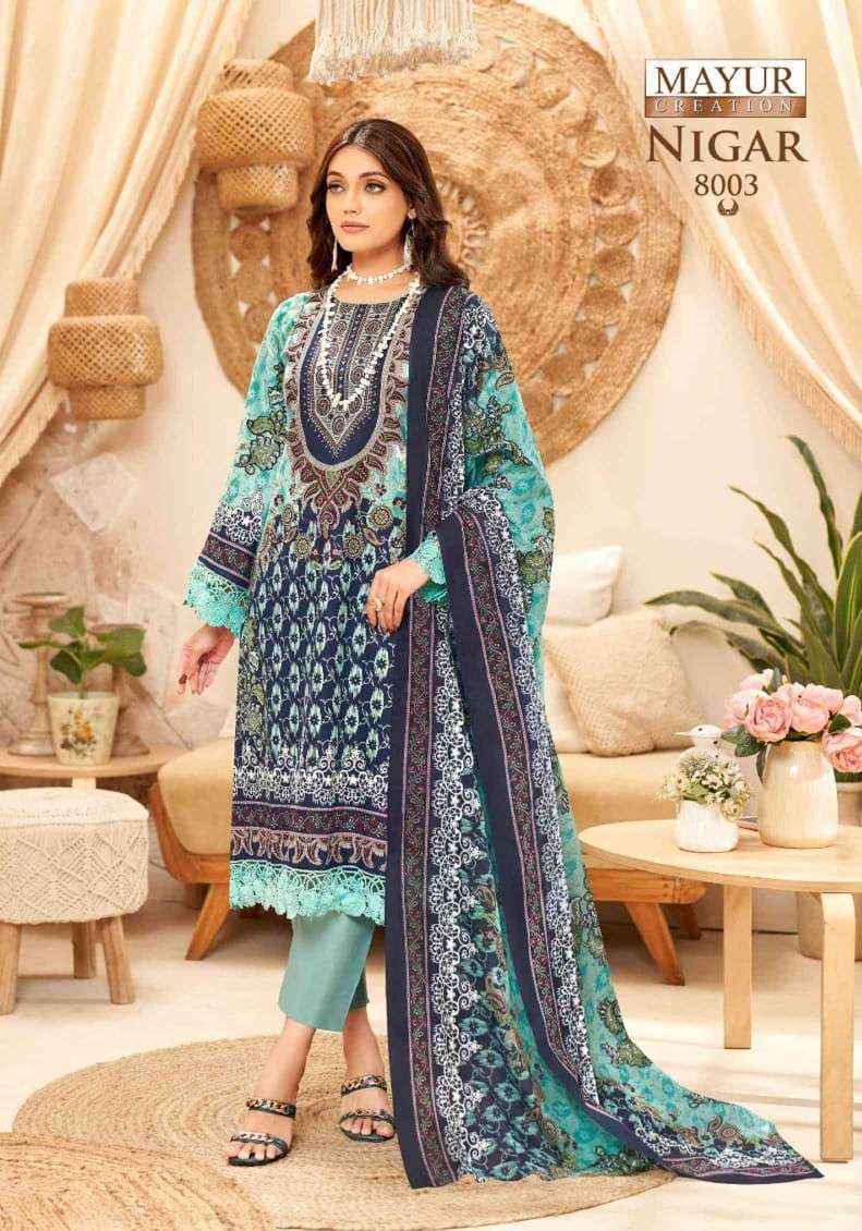 Mayur Nigar Vol 8 Pure Cotton Pakistani Style New Collection (  8 pcs Catalogue )