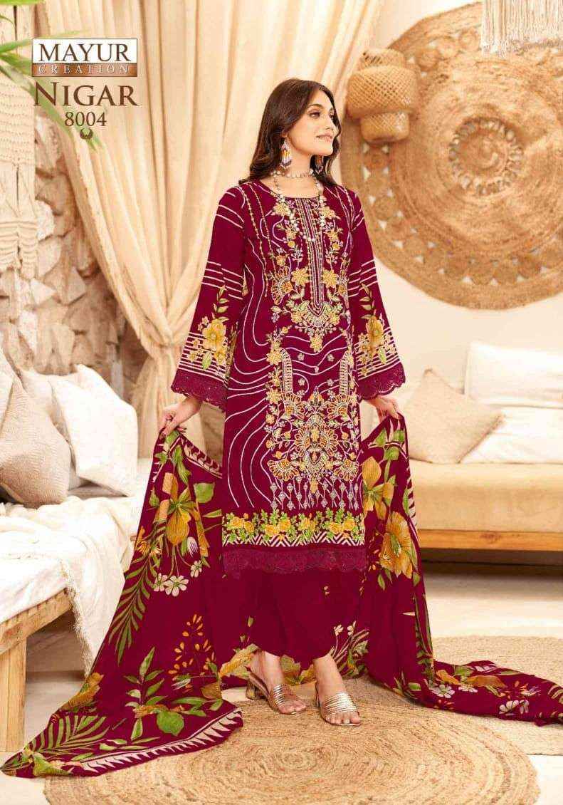 Mayur Nigar Vol 8 Pure Cotton Pakistani Style New Collection (  8 pcs Catalogue )