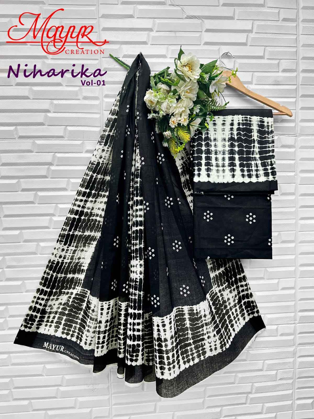 Mayur Niharika Vol 1 Cotton Dress Material Surat Wholesale ( 10 pcs Catalogue ) 