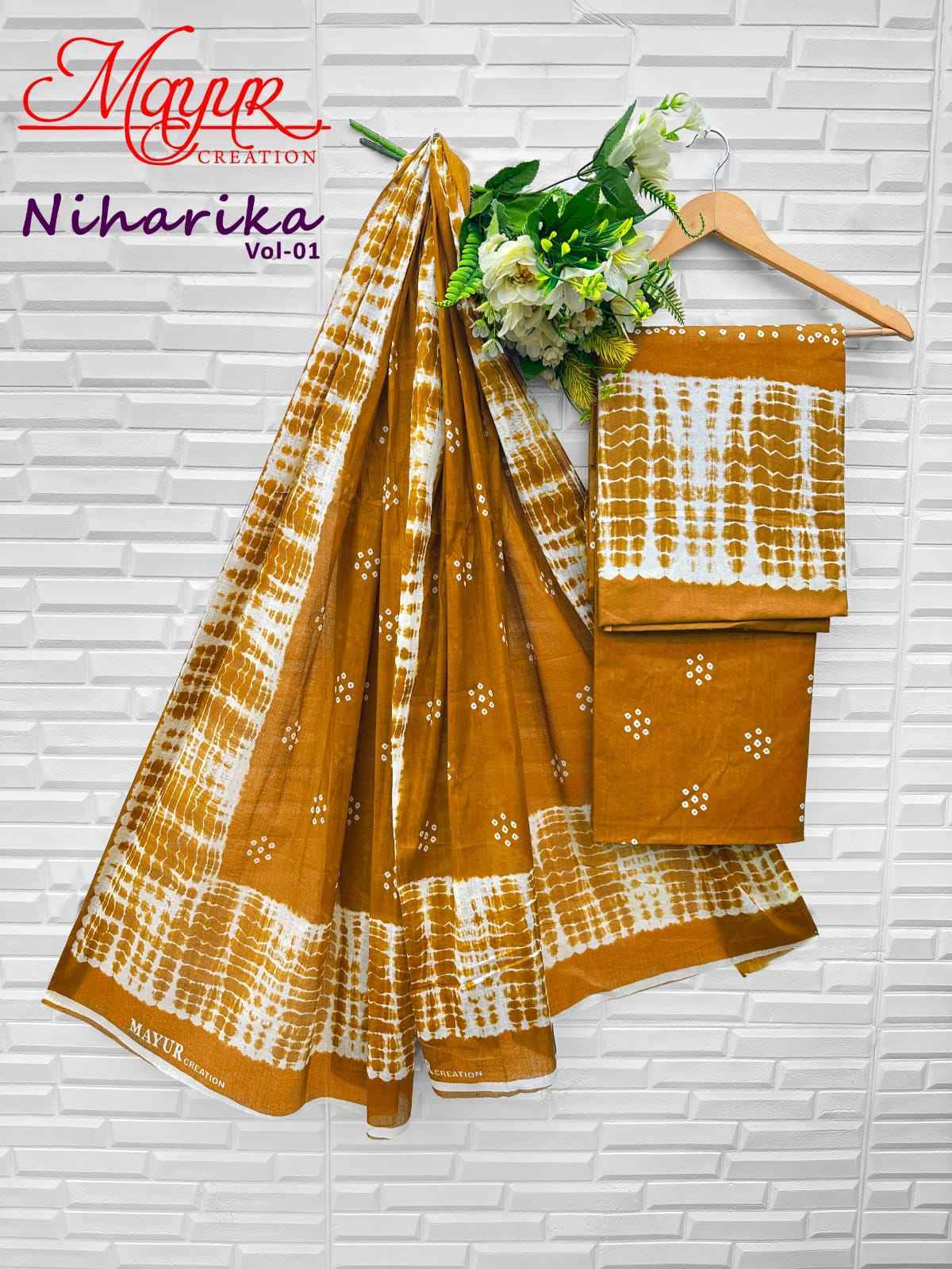 Mayur Niharika Vol 1 Cotton Dress Material Surat Wholesale ( 10 pcs Catalogue ) 