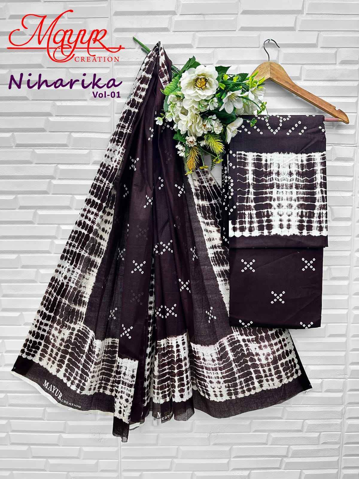Mayur Niharika Vol 1 Cotton Dress Material Surat Wholesale ( 10 pcs Catalogue ) 