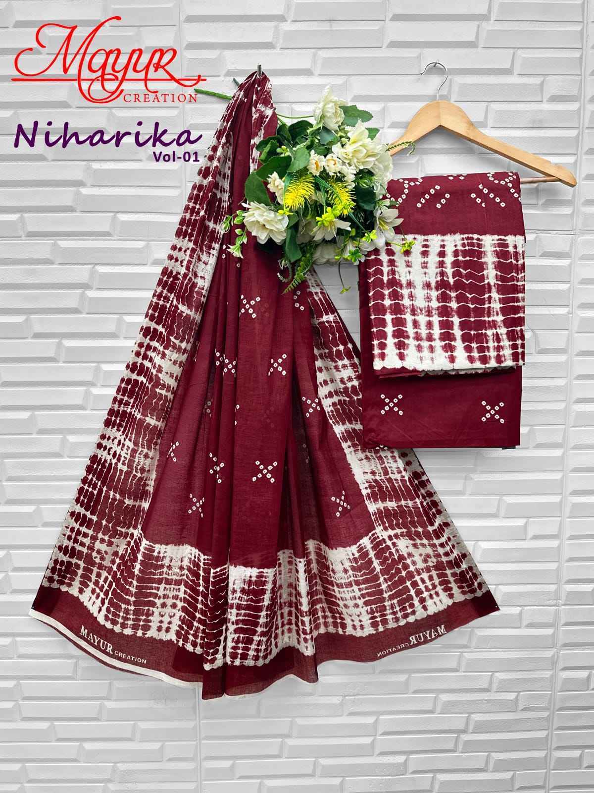 Mayur Niharika Vol 1 Cotton Dress Material Surat Wholesale ( 10 pcs Catalogue ) 
