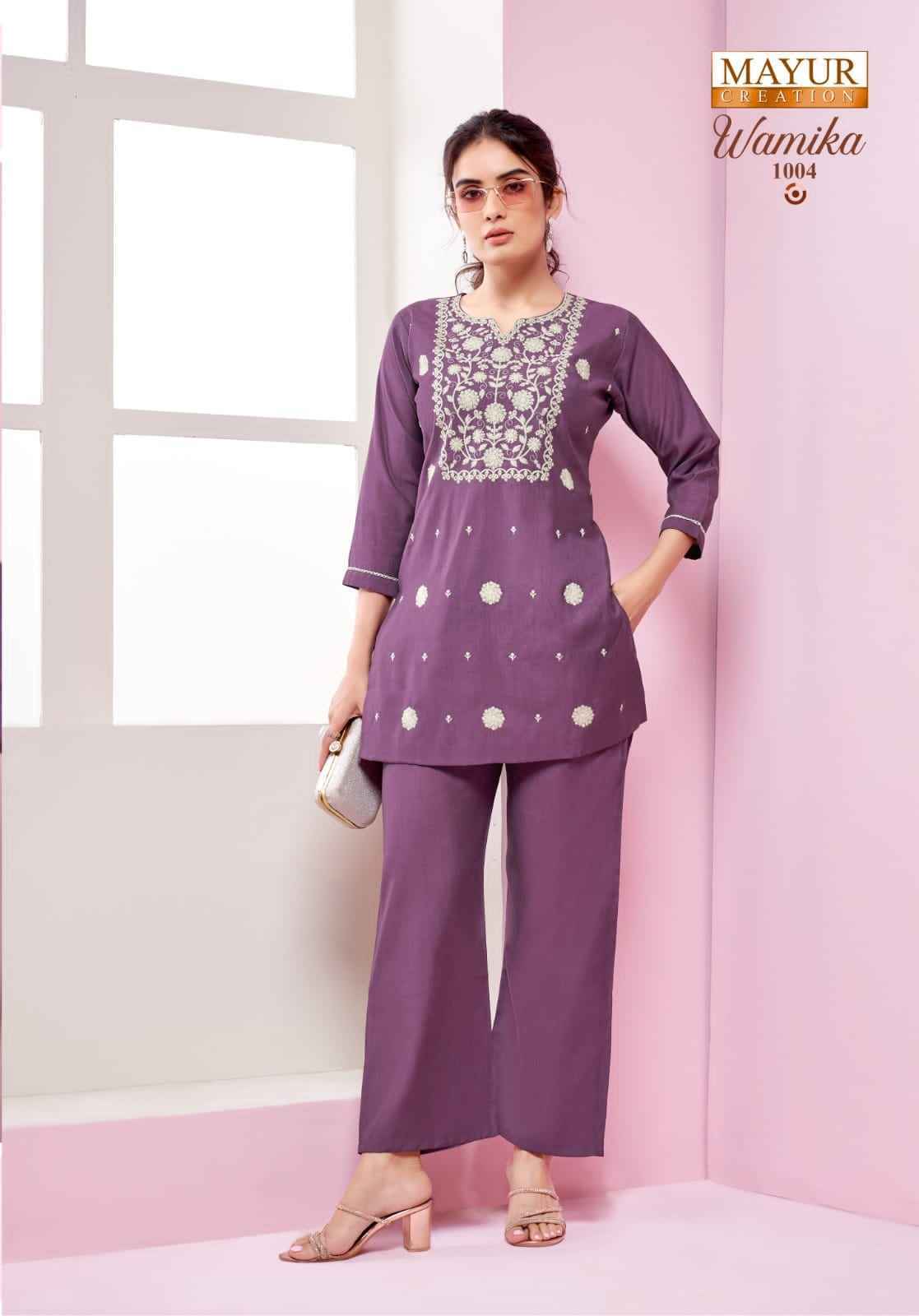 Mayur Wamika Vol 1 Vetican Silk Co Ord Set Online Shopping ( 6 pcs Catalogue )