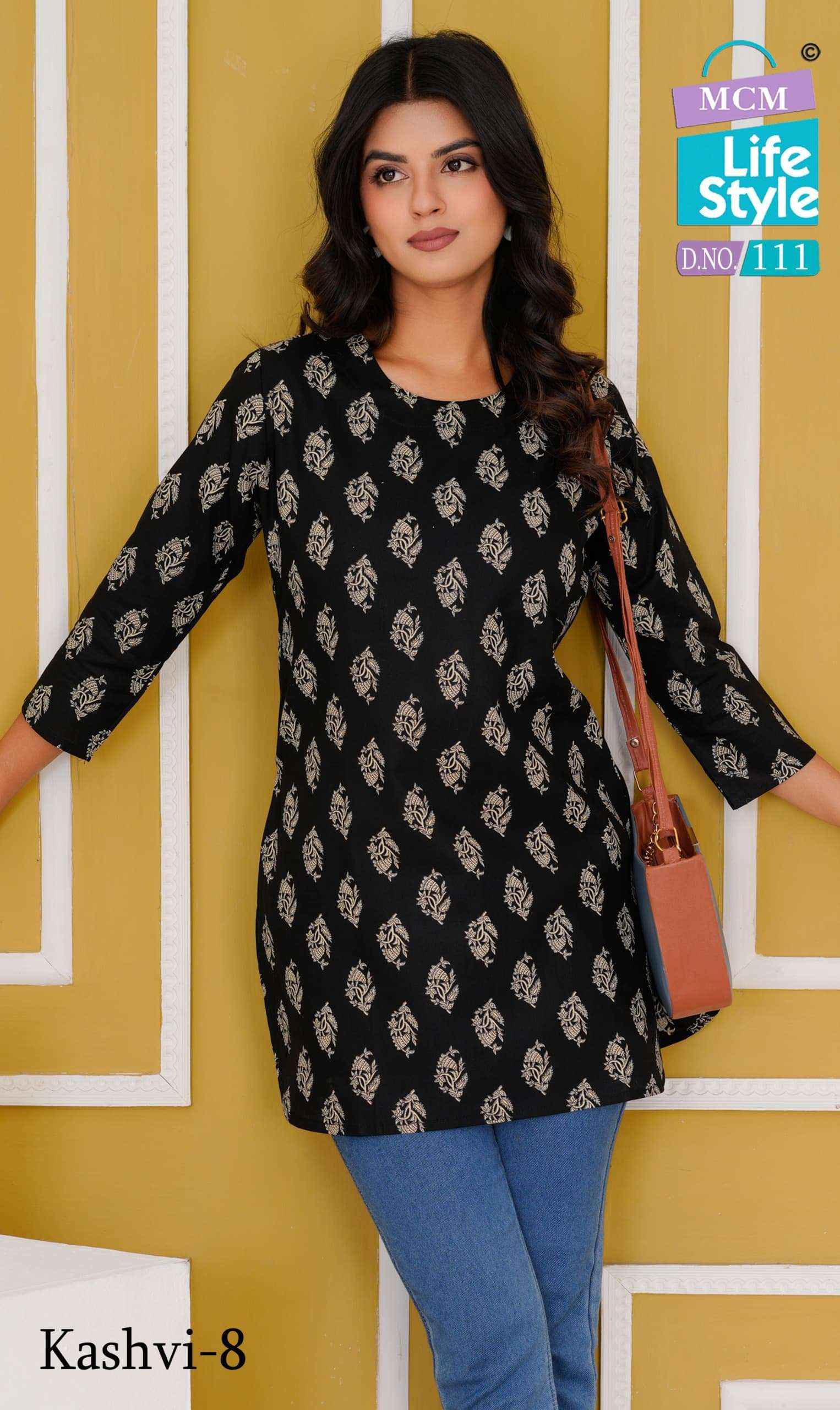 MCM LIFESTYLE KASHVI VOL 8 COTTON PRINT FANCY TOP WHOLESALE RATE ( 10 PCS CATALOG )