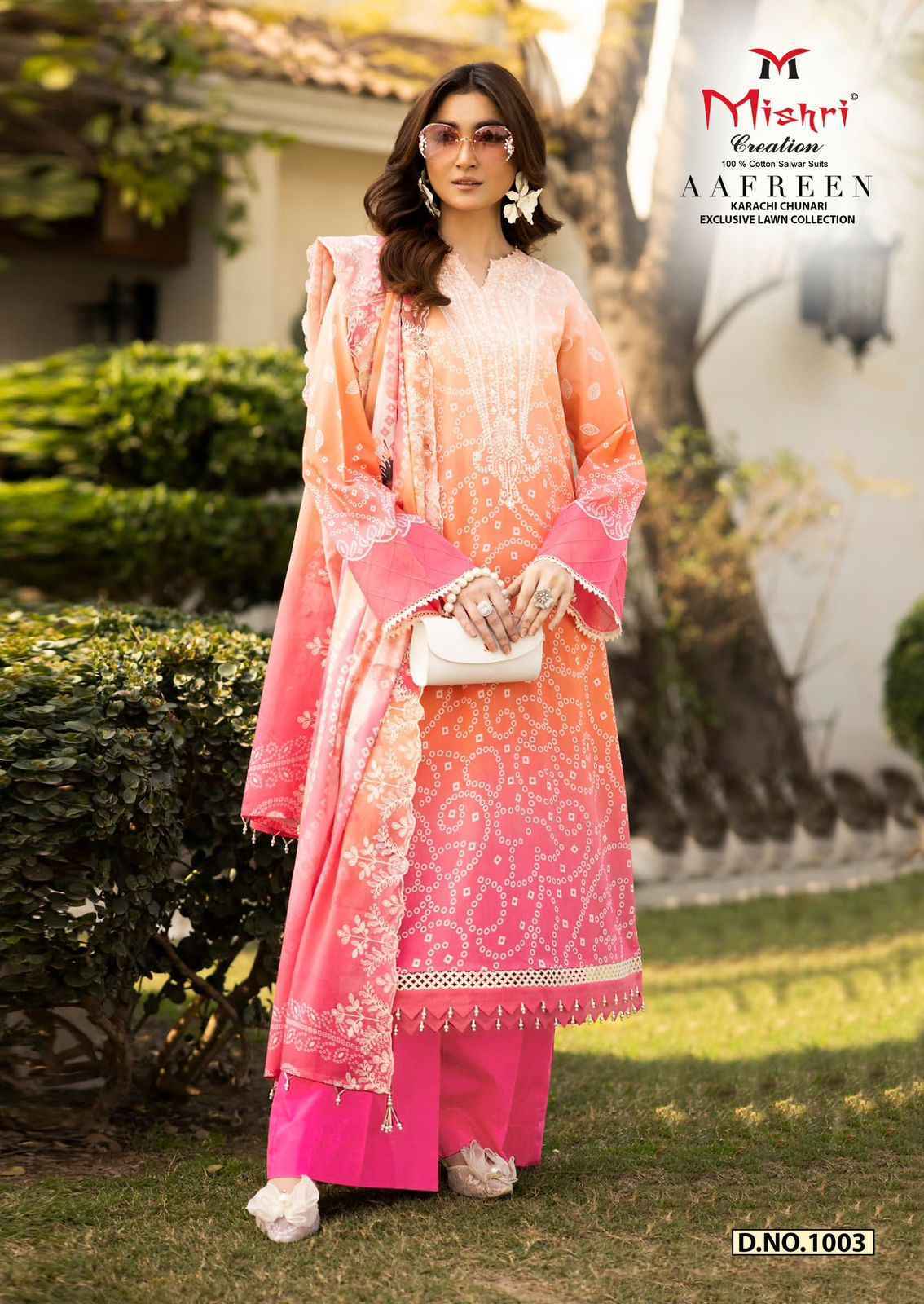 MISHRI CRATION AAFREEN PURE LAWN COTTON SUITS AT WHOLESALE PRICE ( 6 PCS CATALOGUE )
