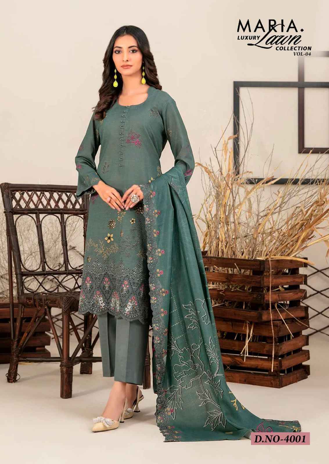Miss World Choice Maria Vol 4 Cotton Pakistani Suits Wholesale surat ( 6 pcs Catalogue )