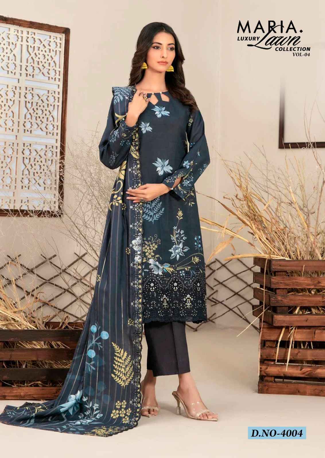 Miss World Choice Maria Vol 4 Cotton Pakistani Suits Wholesale surat ( 6 pcs Catalogue )