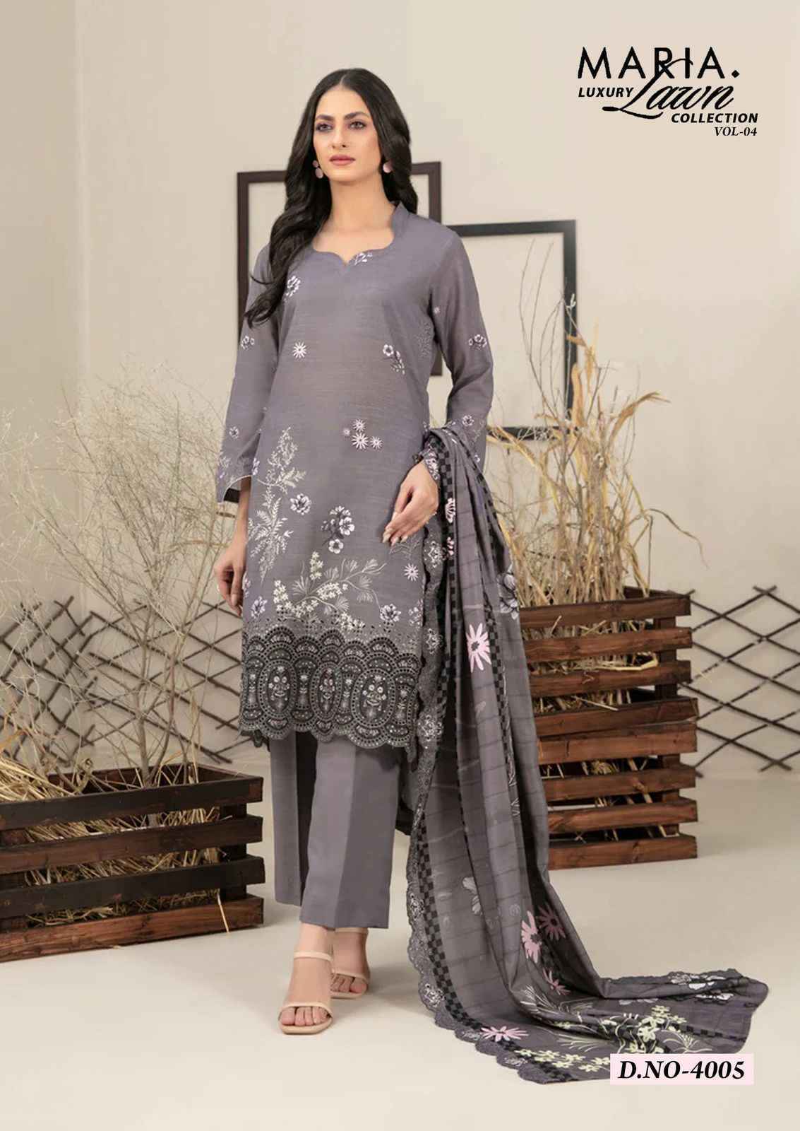 Miss World Choice Maria Vol 4 Cotton Pakistani Suits Wholesale surat ( 6 pcs Catalogue )