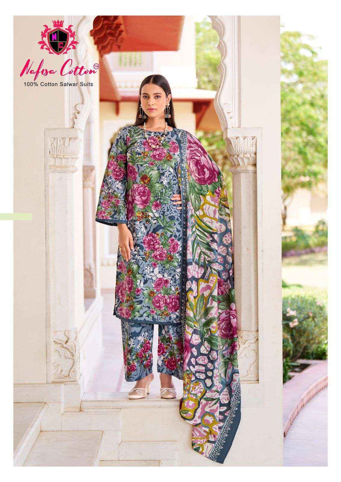 Nafisa Cotton Hoor Printed Summer Edition 25 Cotton Dress Material Wholesale Price ( 6 Pcs Catalog )