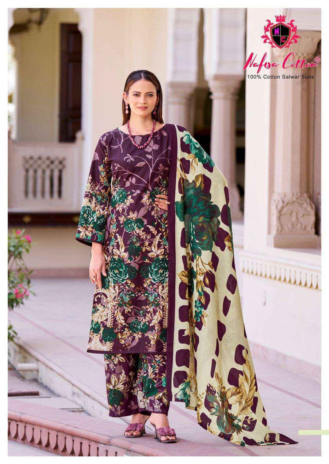 Nafisa Cotton Hoor Printed Summer Edition 25 Cotton Dress Material Wholesale Price ( 6 Pcs Catalog )