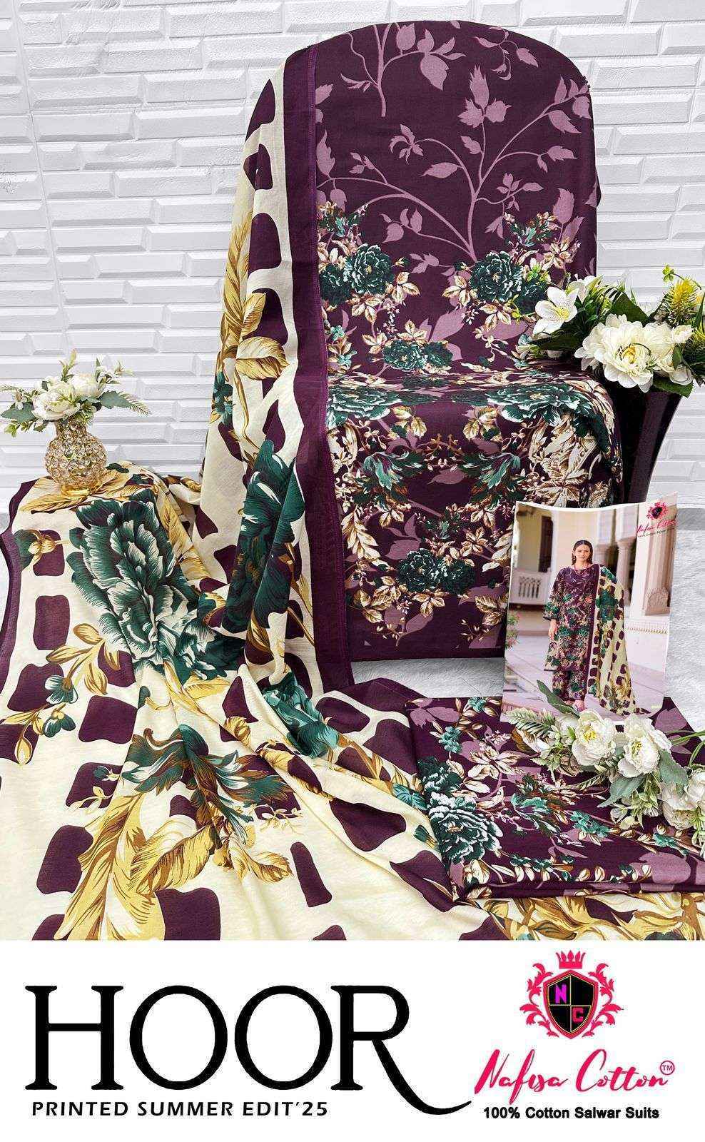Nafisa Cotton Hoor Printed Summer Edition 25 Cotton Dress Material Wholesale Price ( 6 Pcs Catalog )