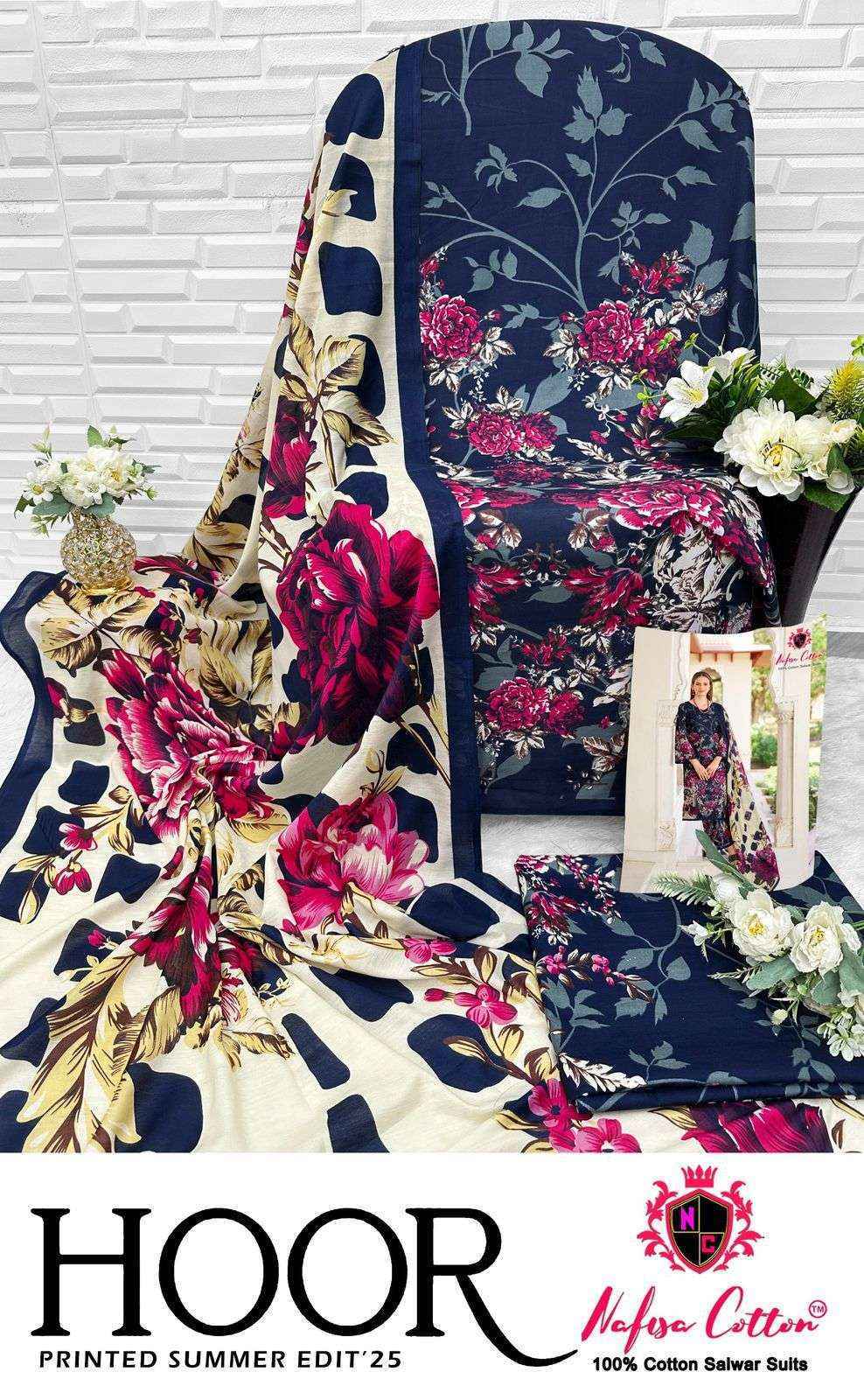 Nafisa Cotton Hoor Printed Summer Edition 25 Cotton Dress Material Wholesale Price ( 6 Pcs Catalog )