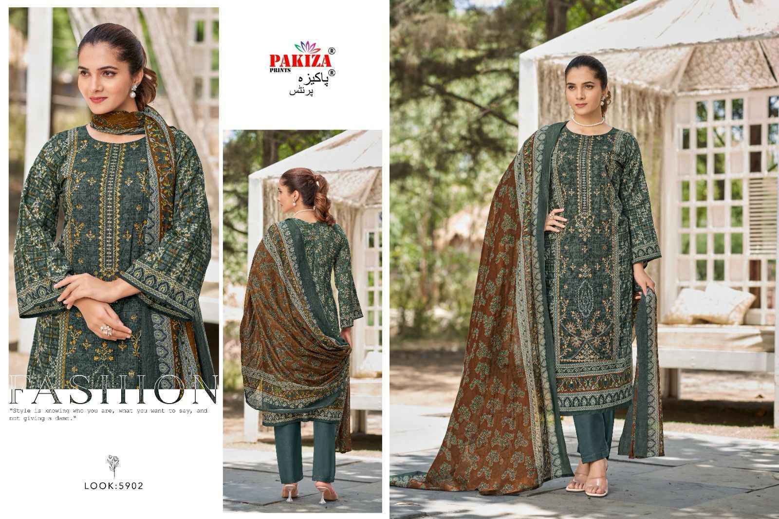 Pakiza Prints Firdaus Vol 59 Lawn Dress Material Wholesale Price ( 10 Pcs Catalog )