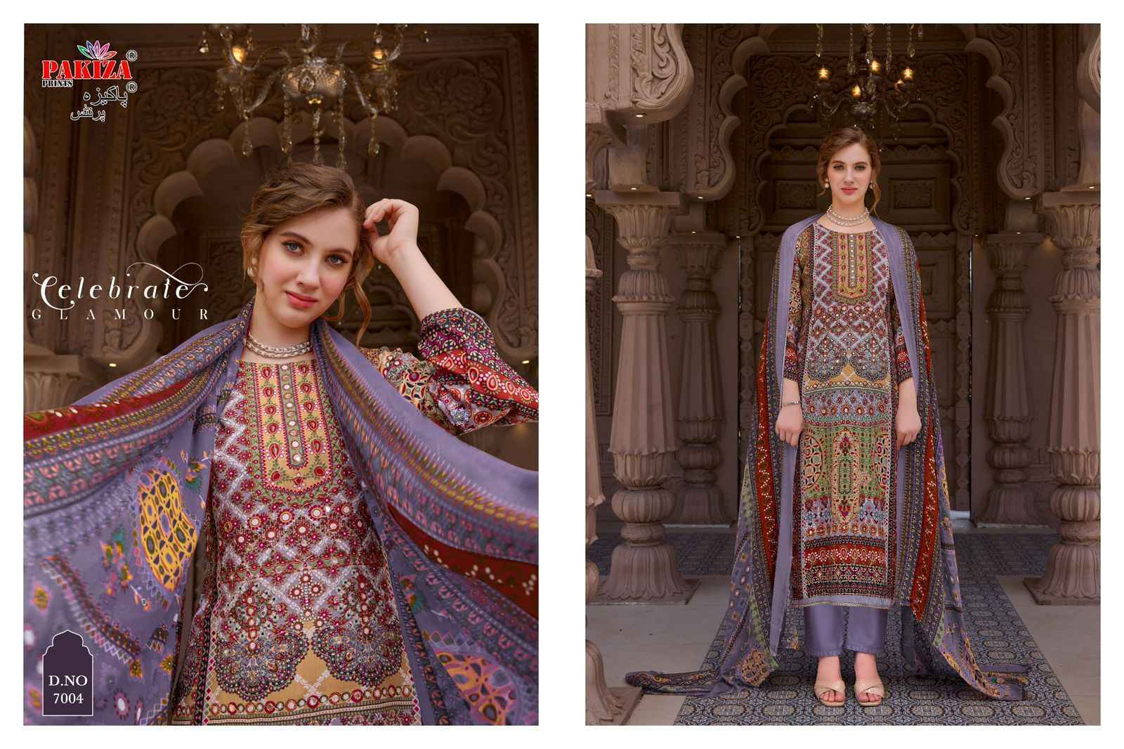 Pakiza Prints Nawazish Vol 7 Rayon Dress Material Wholesale Price ( 4 Pcs Catalog )