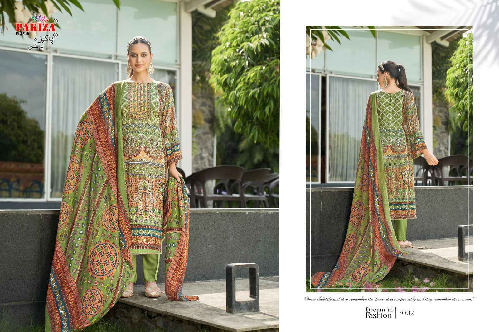 Pakiza Prints Nawazish Vol 7 Rayon Dress Material Wholesale Price ( 4 Pcs Catalog )