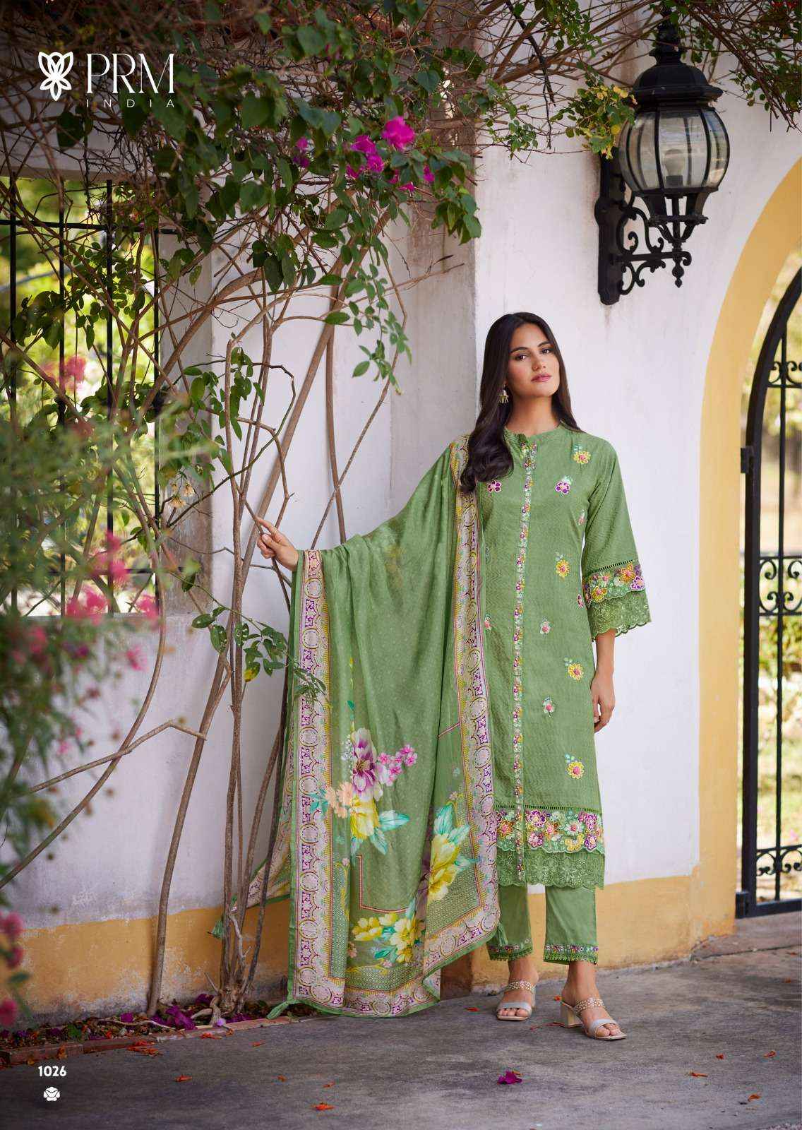 PRM INDIA CASABELLA COTTON EMBROIDERY DESIGNER READY MADE DRESS WHOLESALE RATE ( 6 PCS CATALOG )