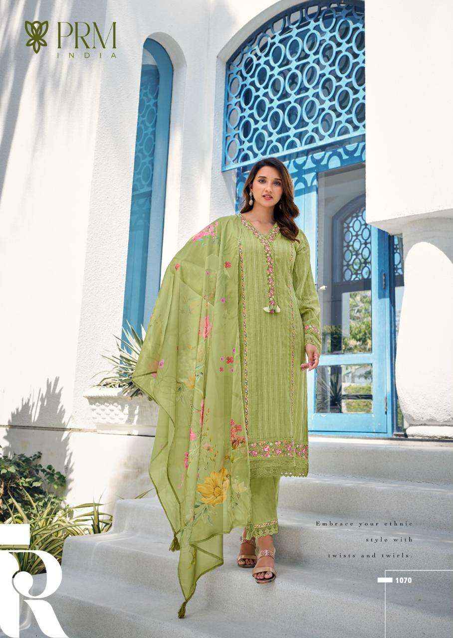 PRM INDIA MAISHA EMBROIDERY DESIGNER READY MADE LADIES SUIT WhOLESALE RATE ( 6 PCS CATALOG )