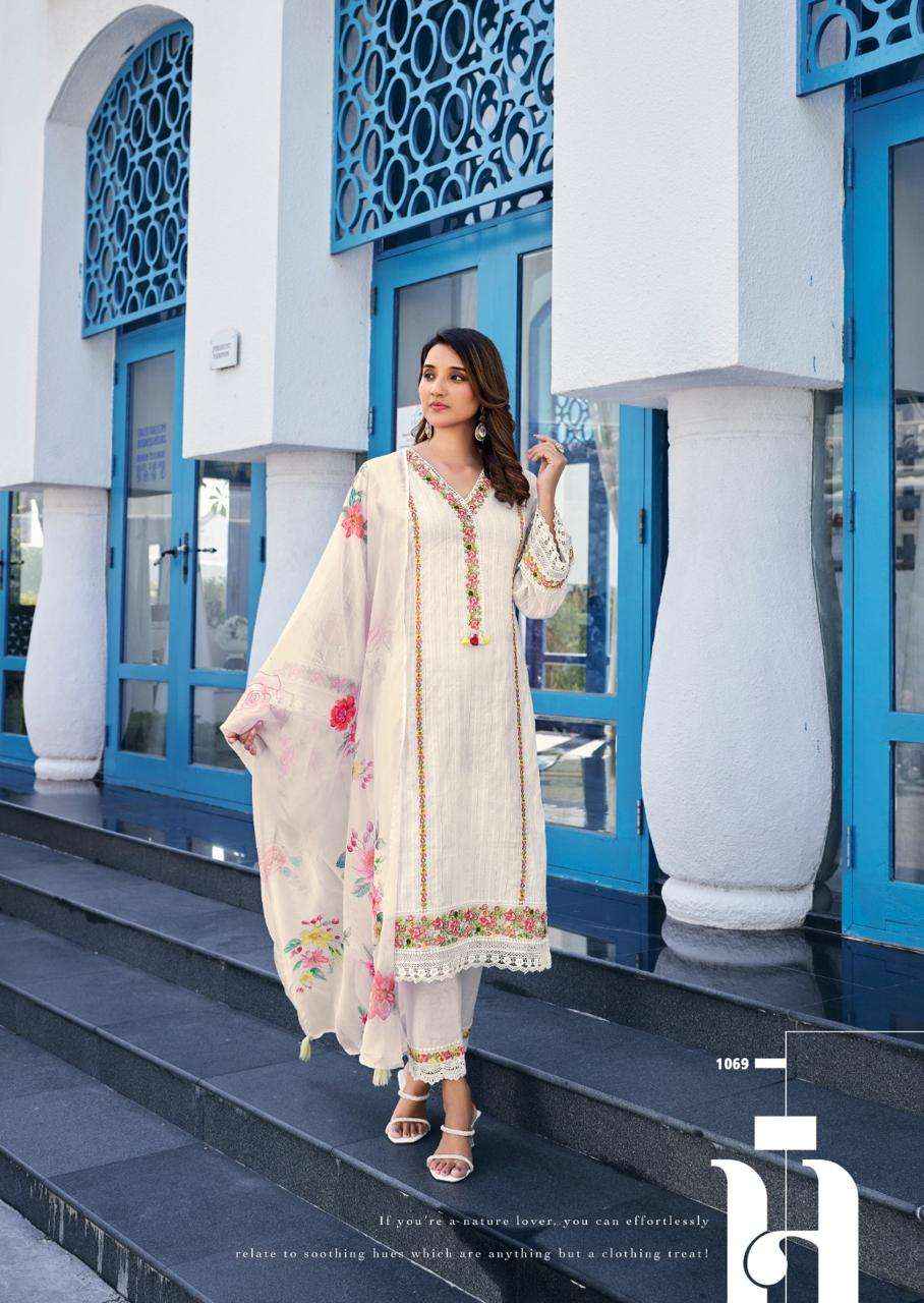 PRM INDIA MAISHA EMBROIDERY DESIGNER READY MADE LADIES SUIT WhOLESALE RATE ( 6 PCS CATALOG )