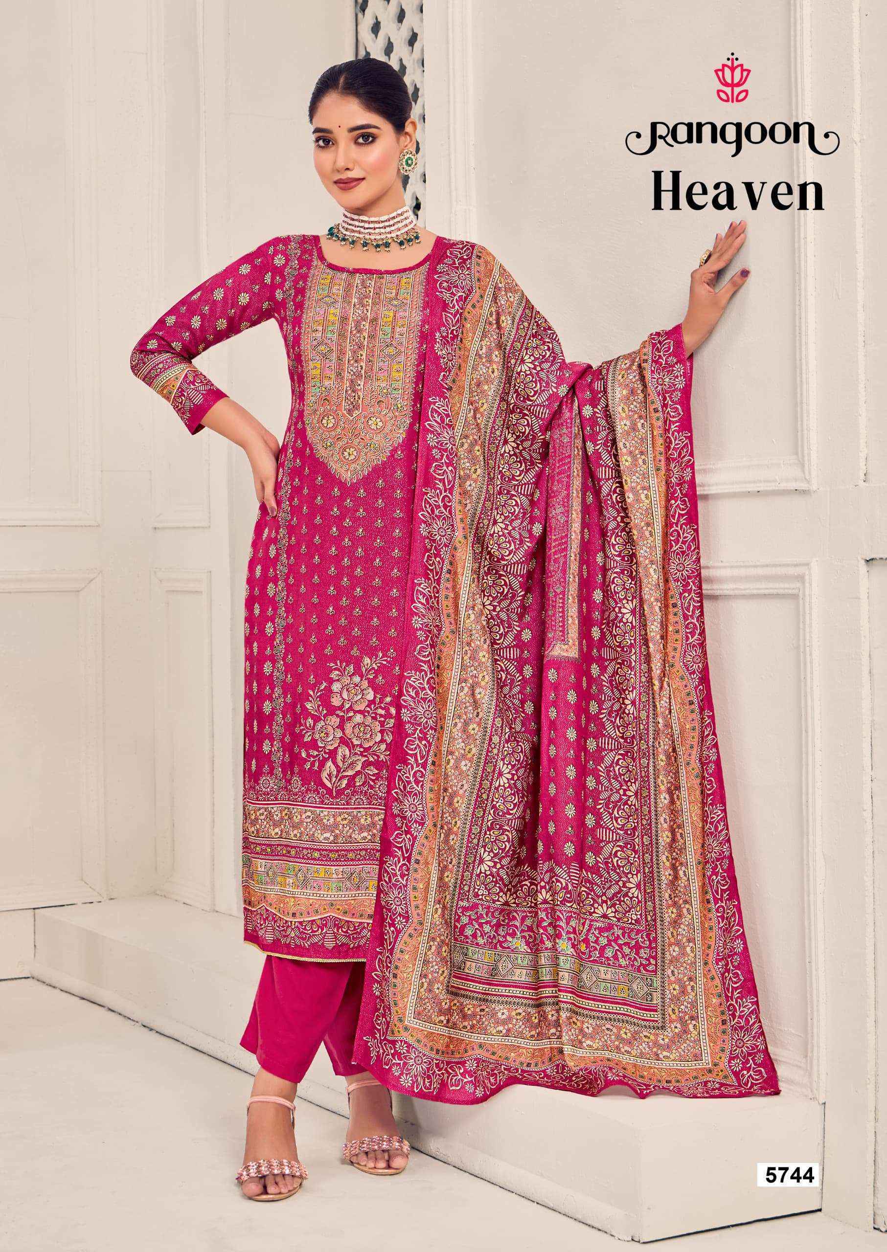 Rangoon Heaven Musline Kurti Combo Set Wholesale Price ( 4 Pcs Catalog )