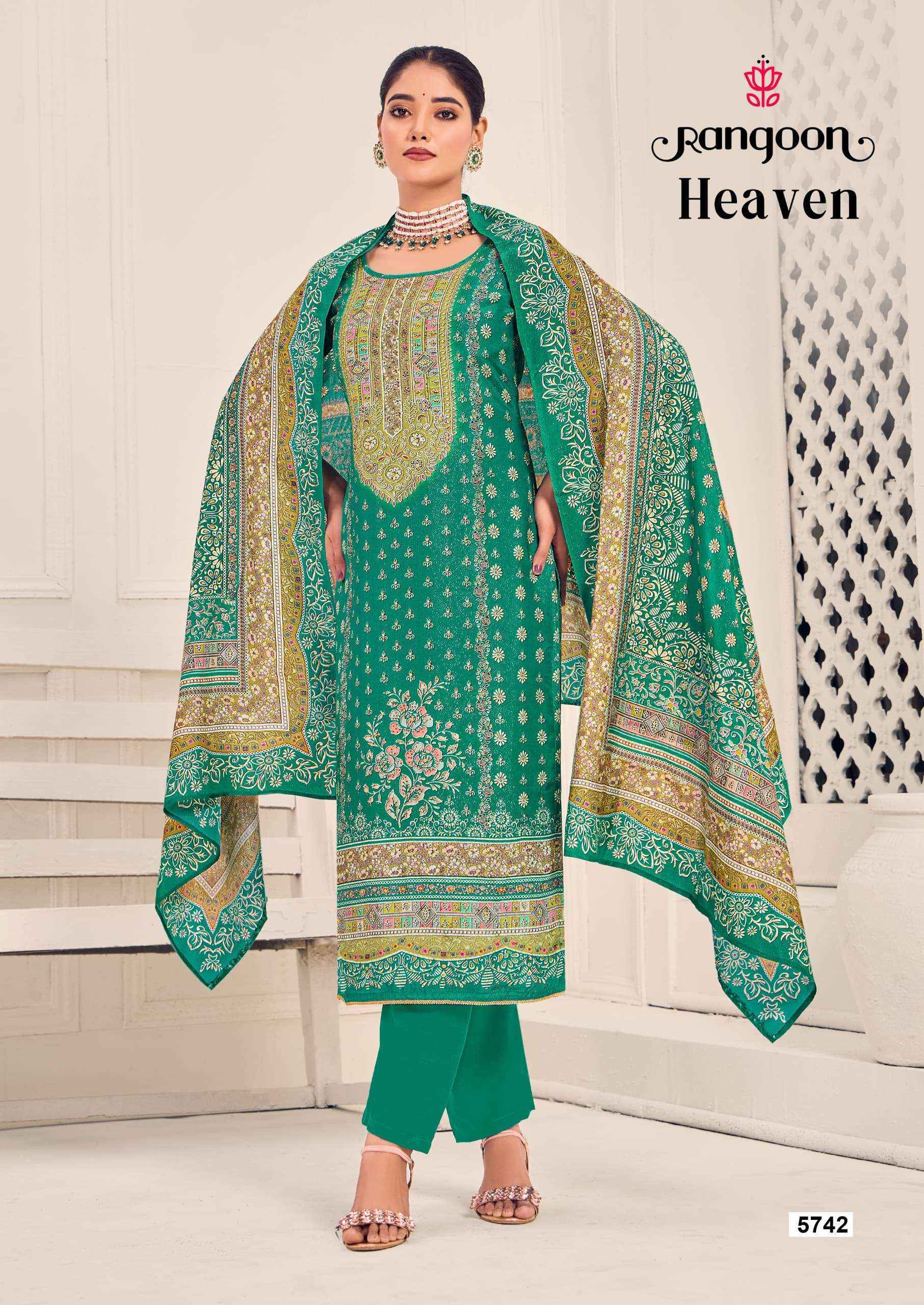Rangoon Heaven Musline Kurti Combo Set Wholesale Price ( 4 Pcs Catalog )