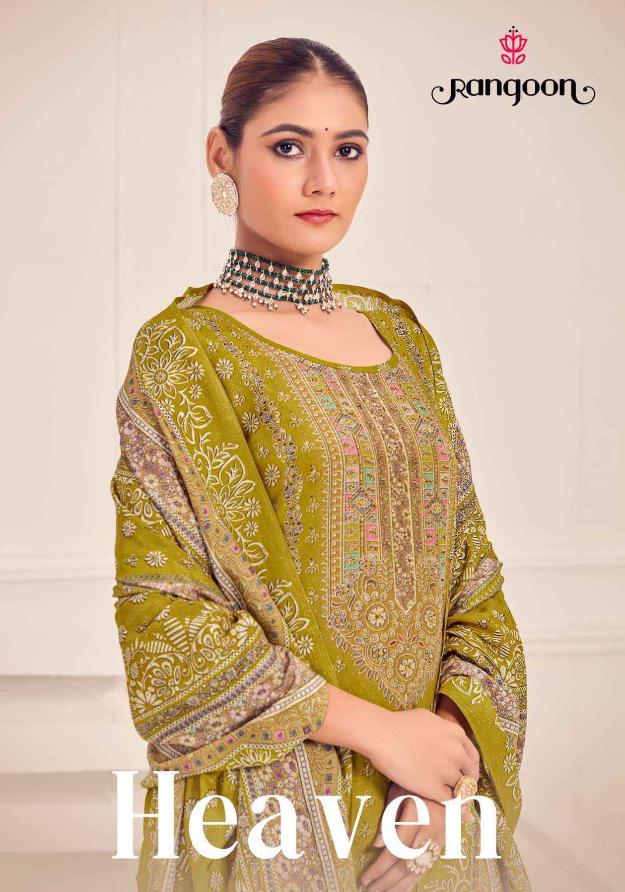 Rangoon Heaven Musline Kurti Combo Set Wholesale Price ( 4 Pcs Catalog )