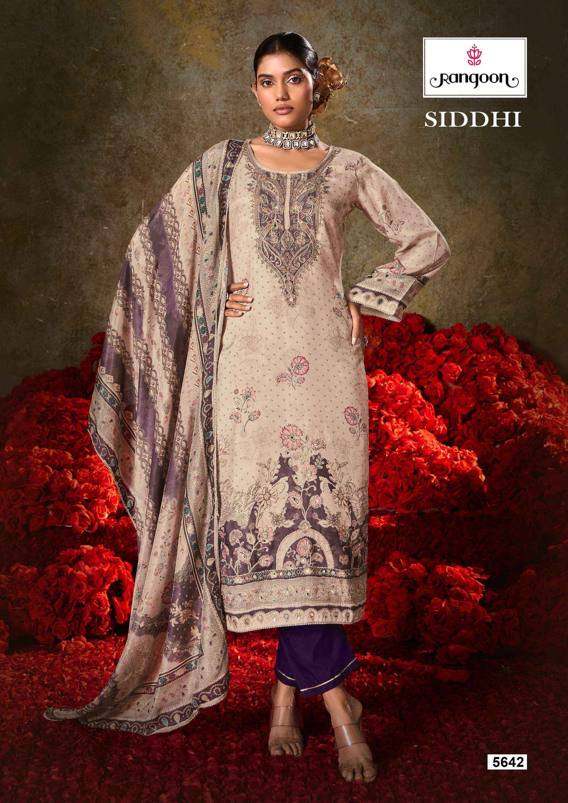 Rangoon Siddhi Muslin Readymade Suit Wholesale Price ( 4 Pcs Catalog )